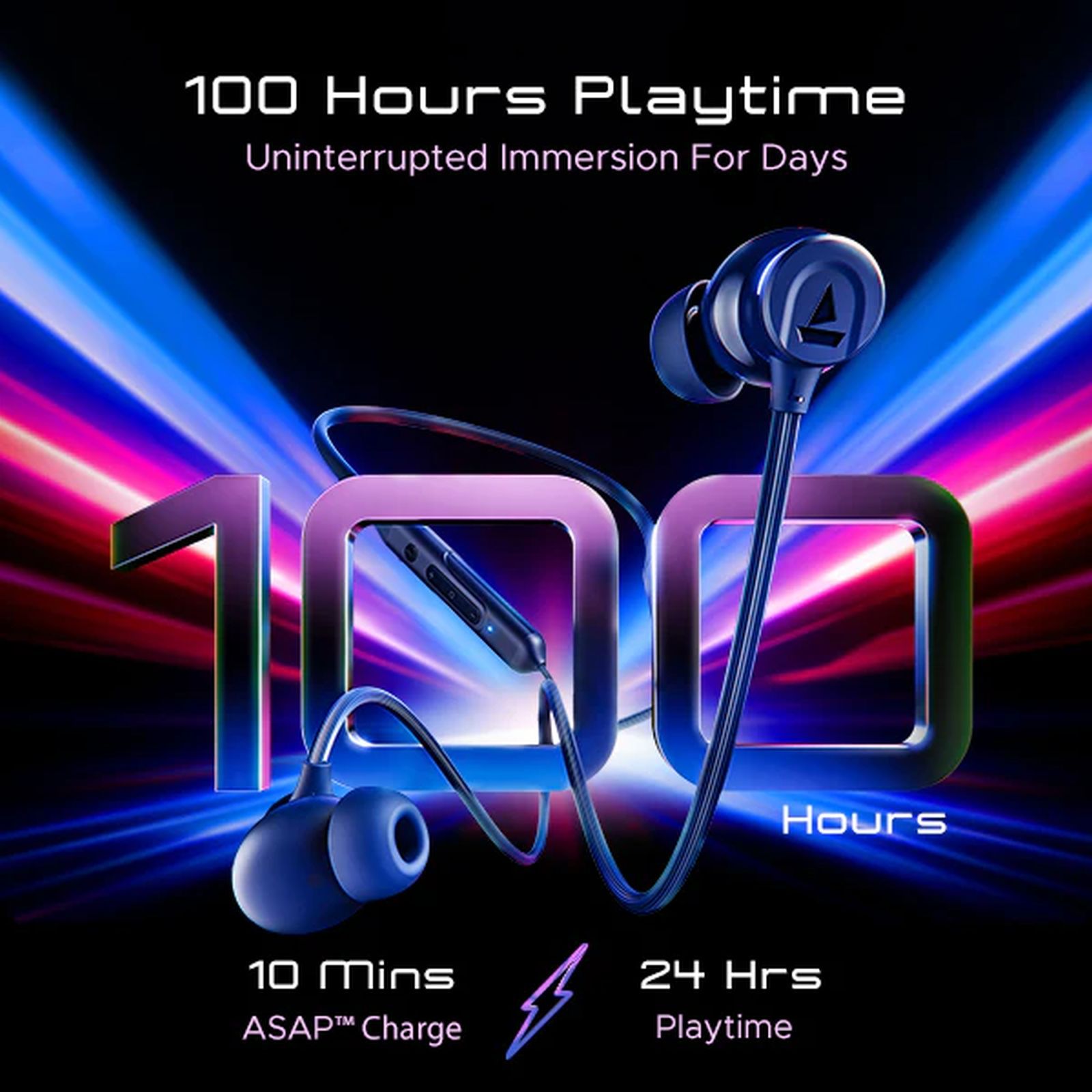 boAt Rockerz 255 Neckband with Active Noise Cancellation (IPX4 Water Resistant, Beast Mode, Marine Blue)_3