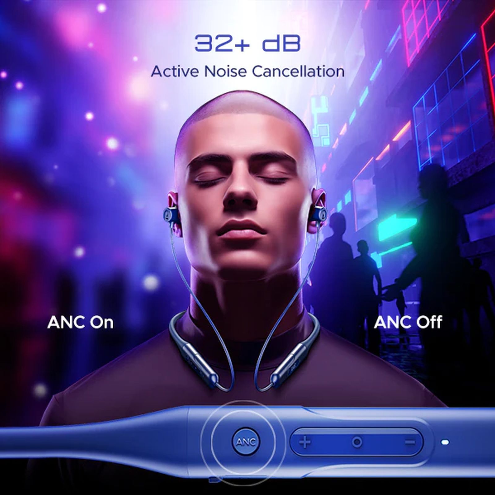 boAt Rockerz 255 Neckband with Active Noise Cancellation (IPX4 Water Resistant, Beast Mode, Marine Blue)_4