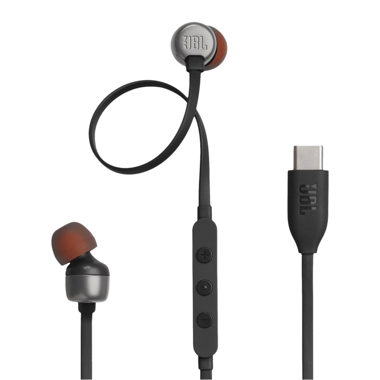 JBL T310C Wired Earphone with Mic (USB Type-C Connector, In Ear, Black)_1