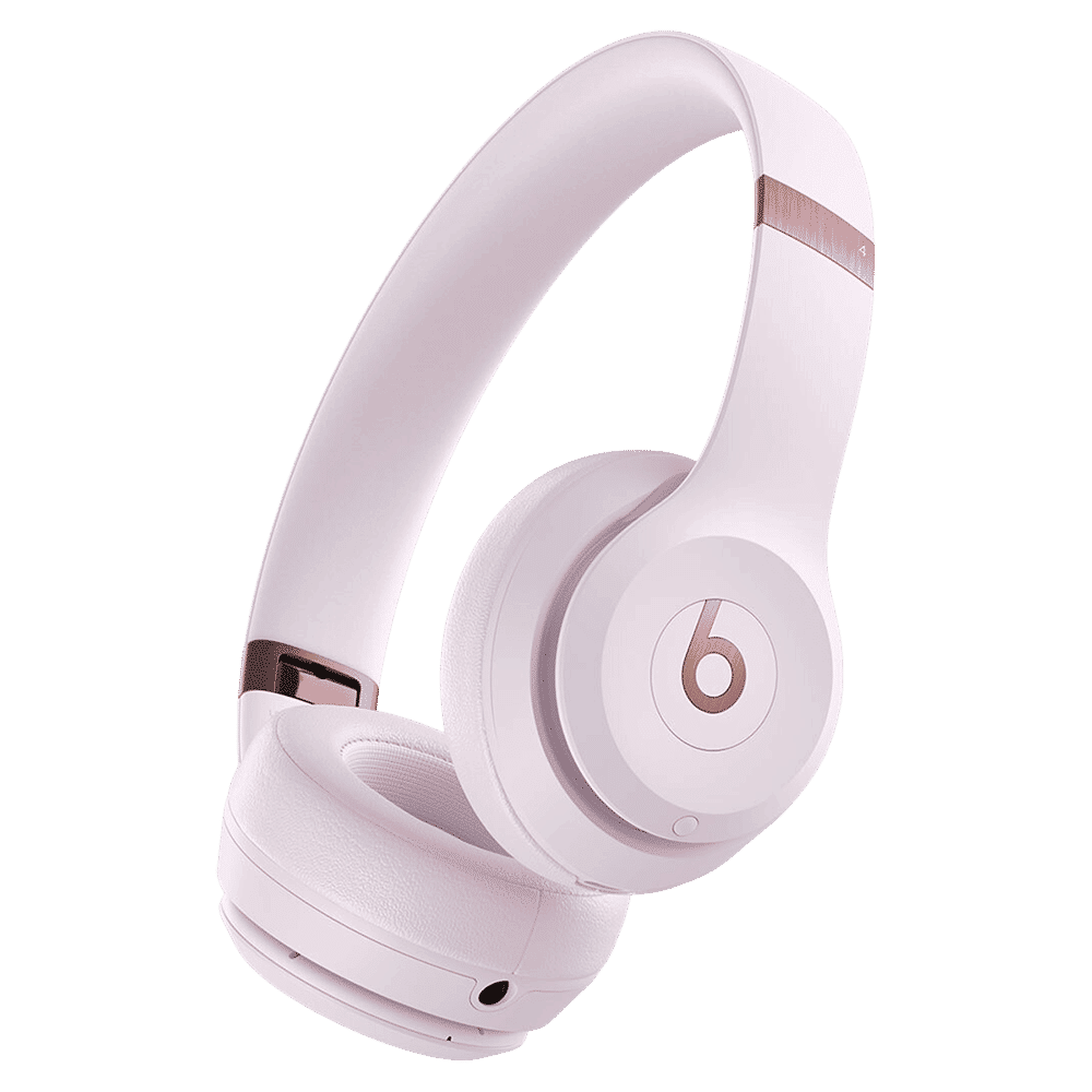 beats Solo 4 Bluetooth Headphone with Mic (Siri Voice Assistant, On Ear, Cloud Pink)_4