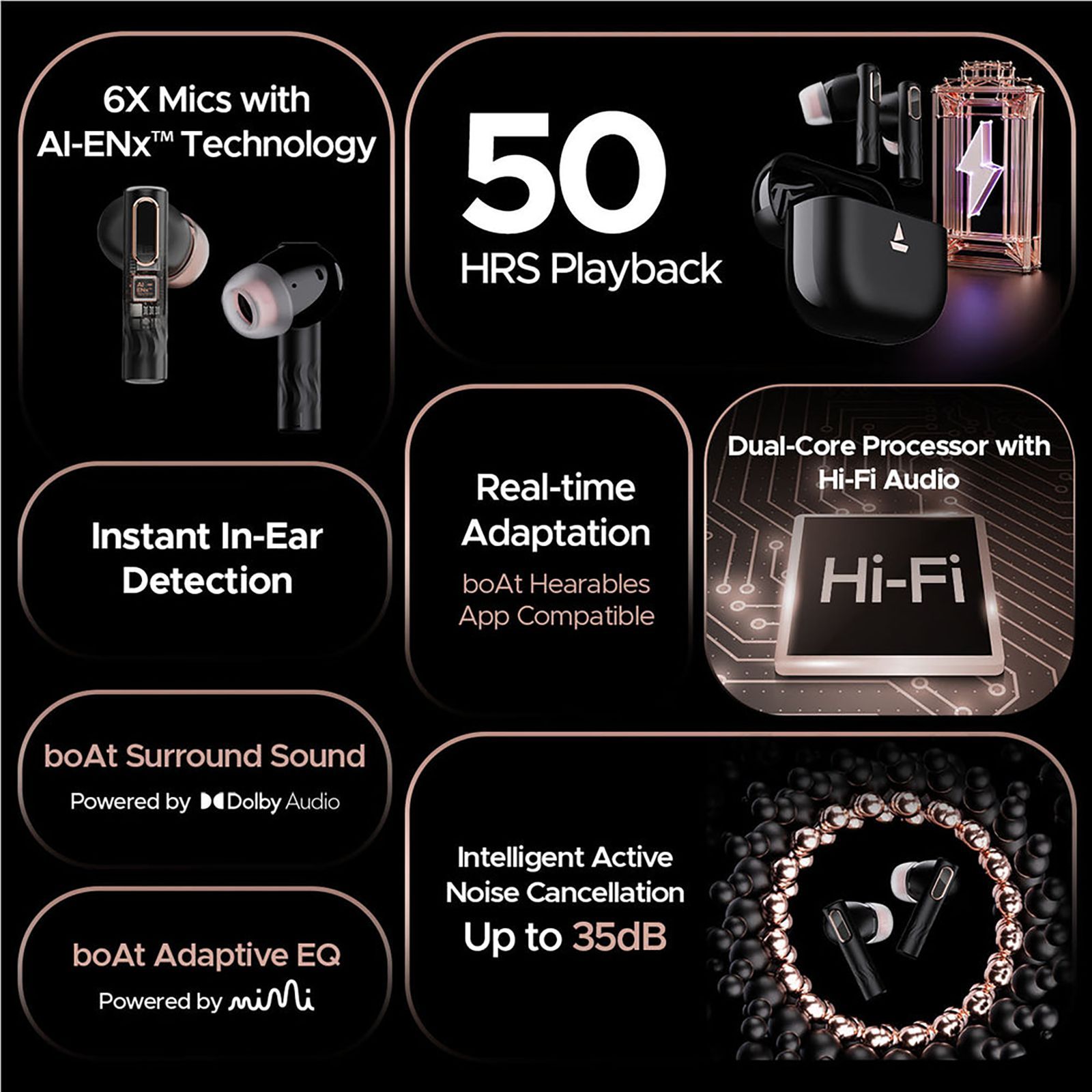 boAt Nirvana Nebula TWS Earbuds with Active Noise Cancellation (IPX5 Sweat & Water Resistant, Fast Charge, Mistique Black)_10