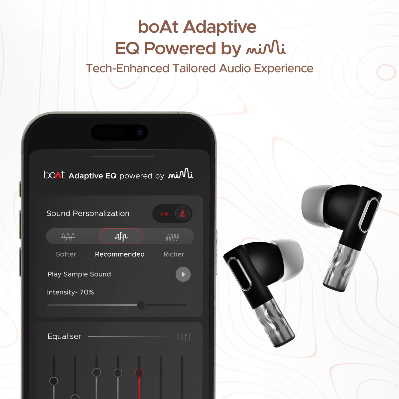 boAt Nirvana Zenith TWS Earbuds with Active Noise Cancellation (IPX5 Water Resistant, 50 Hours of Playtime, Mystique Black) boAt Nirvana Zenith TWS Earbuds with Active Noise Cancellation (IPX5 Water Resistant, 50 Hours of Playtime, Mystique Black)_6
