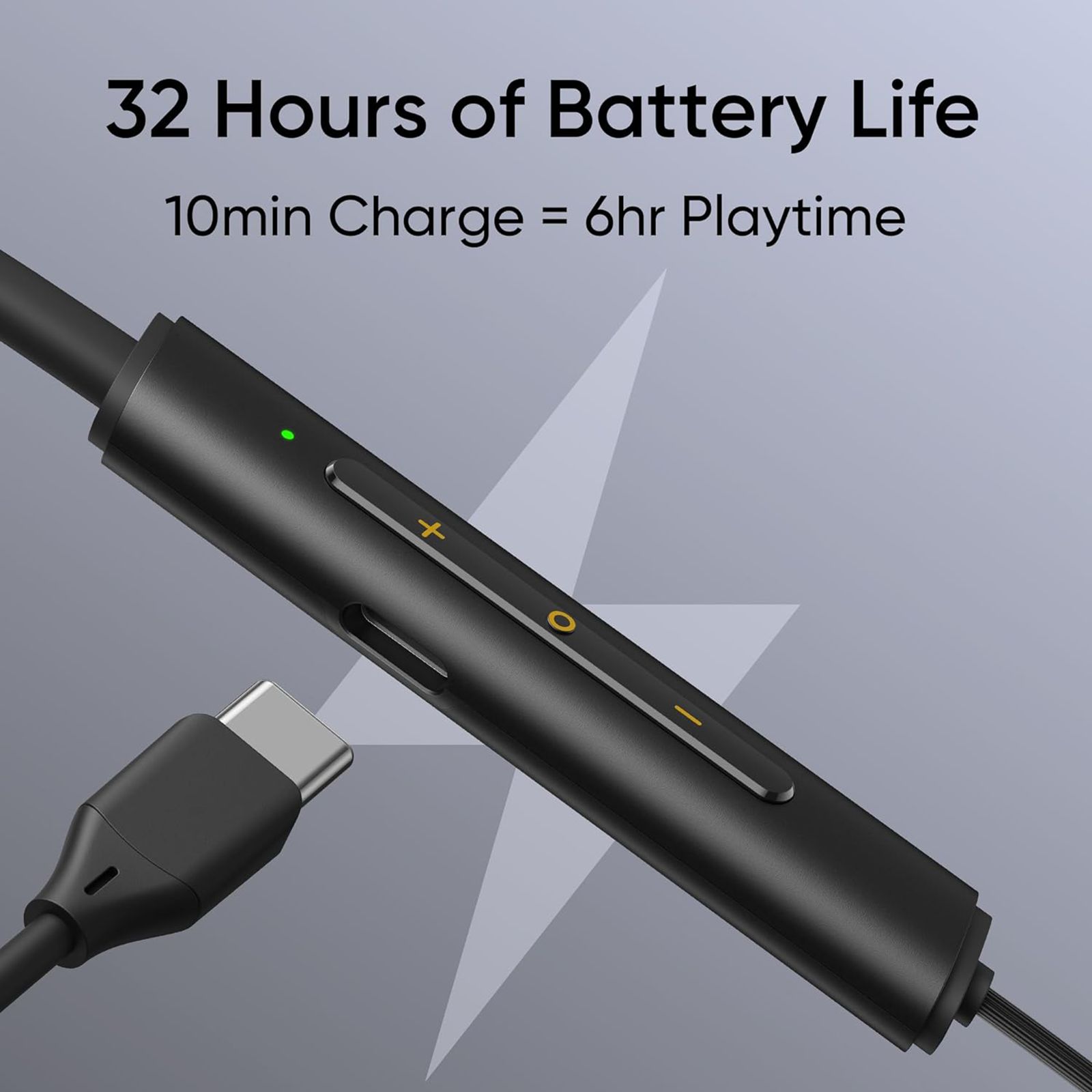 realme Buds Wireless 3 Neo Neckband with Environmental Noise Cancellation (IP55 Water Resistant, 32 Hours Playtime, Black)_8