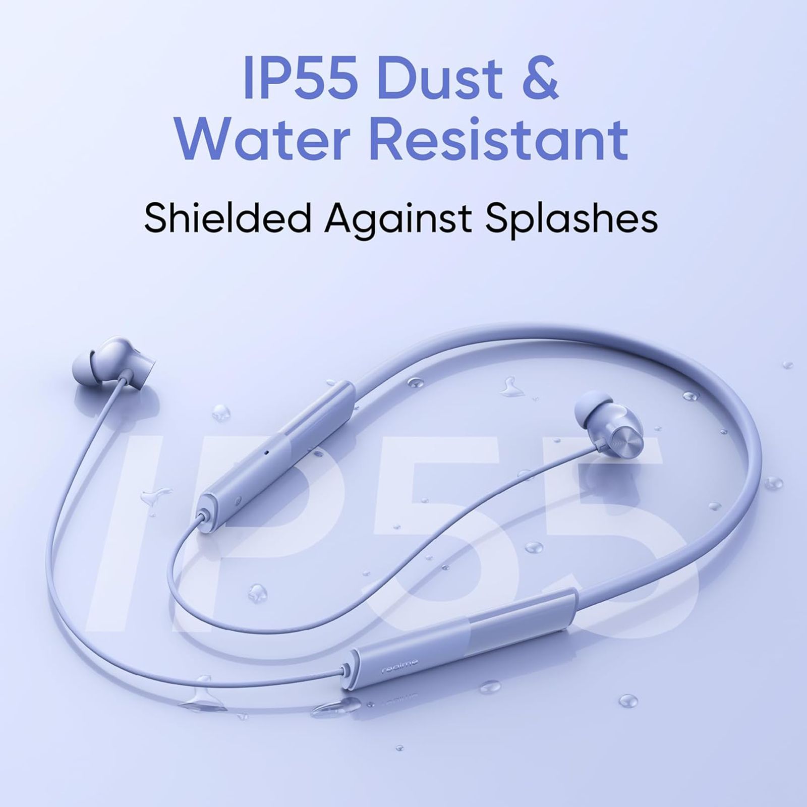 realme Buds Wireless 3 Neo RMA2305 Neckband with Environmental Noise Cancellation (IP55 Water & Dust Resistant, 32 Hours Playtime, Blue)_6