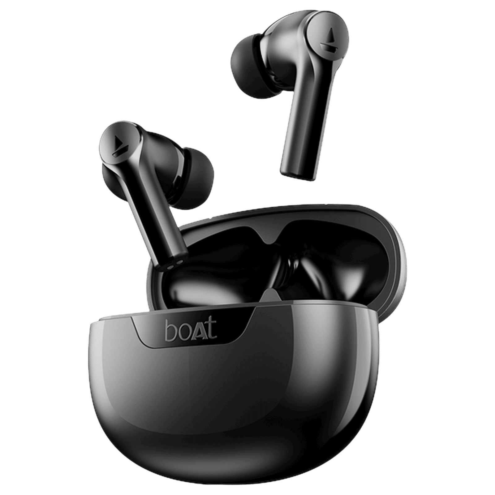 boAt Airdopes 300 TWS Earbuds with AI Environmental Noise Cancellation (IPX4 Water Proof, Splash & Sweat Resistance, 50 Hours Playback, Gunmetal Black) boAt Airdopes 300 TWS Earbuds with AI Environmental Noise Cancellation (IPX4 Water Proof, Splash & Sweat Resistance, 50 Hours Playback, Gunmetal Black)_1