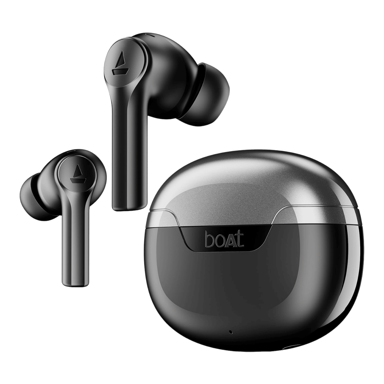 boAt Airdopes 300 TWS Earbuds with AI Environmental Noise Cancellation (IPX4 Water Proof, Splash & Sweat Resistance, 50 Hours Playback, Gunmetal Black) boAt Airdopes 300 TWS Earbuds with AI Environmental Noise Cancellation (IPX4 Water Proof, Splash & Sweat Resistance, 50 Hours Playback, Gunmetal Black)_3
