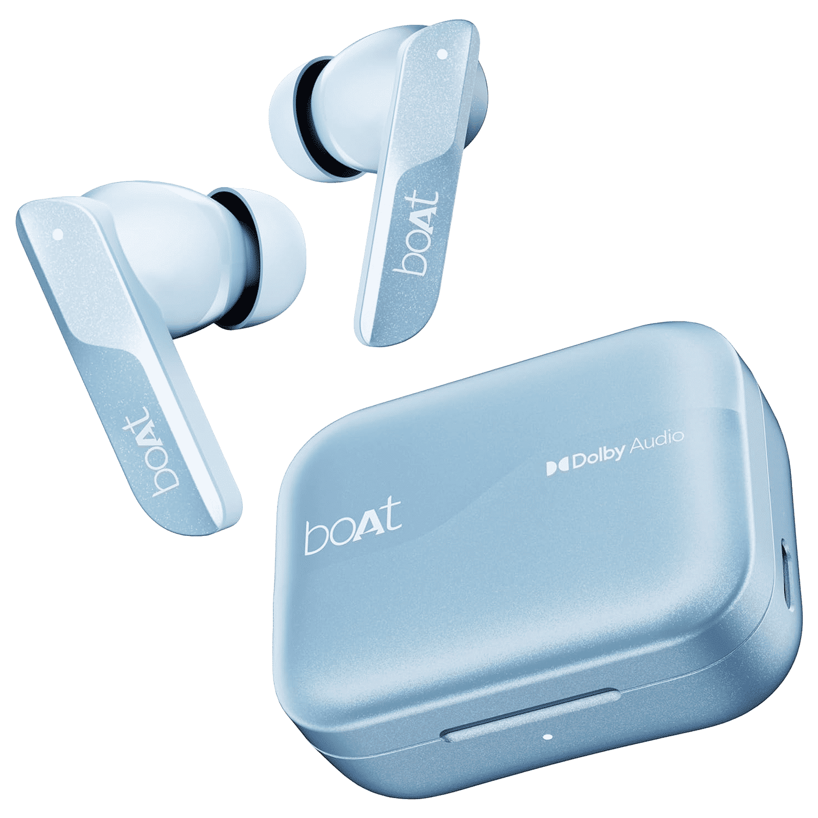 boAt Airdopes 800 TWS Earbuds with Environmental Noise Cancellation (IPX5 Water Resistant, ASAP Charge, Interstellar Blue)_1