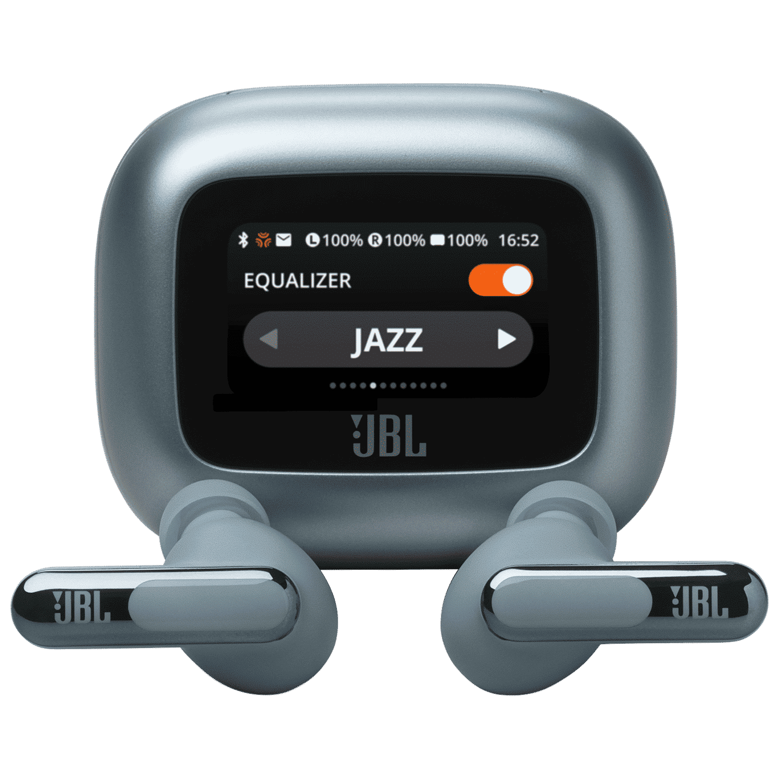 JBL Live Beam 3 TWS Earbuds with Adaptive Noise Cancellation (IP55 Waterproof & Dustproof, Touchscreen Display, Blue)_1