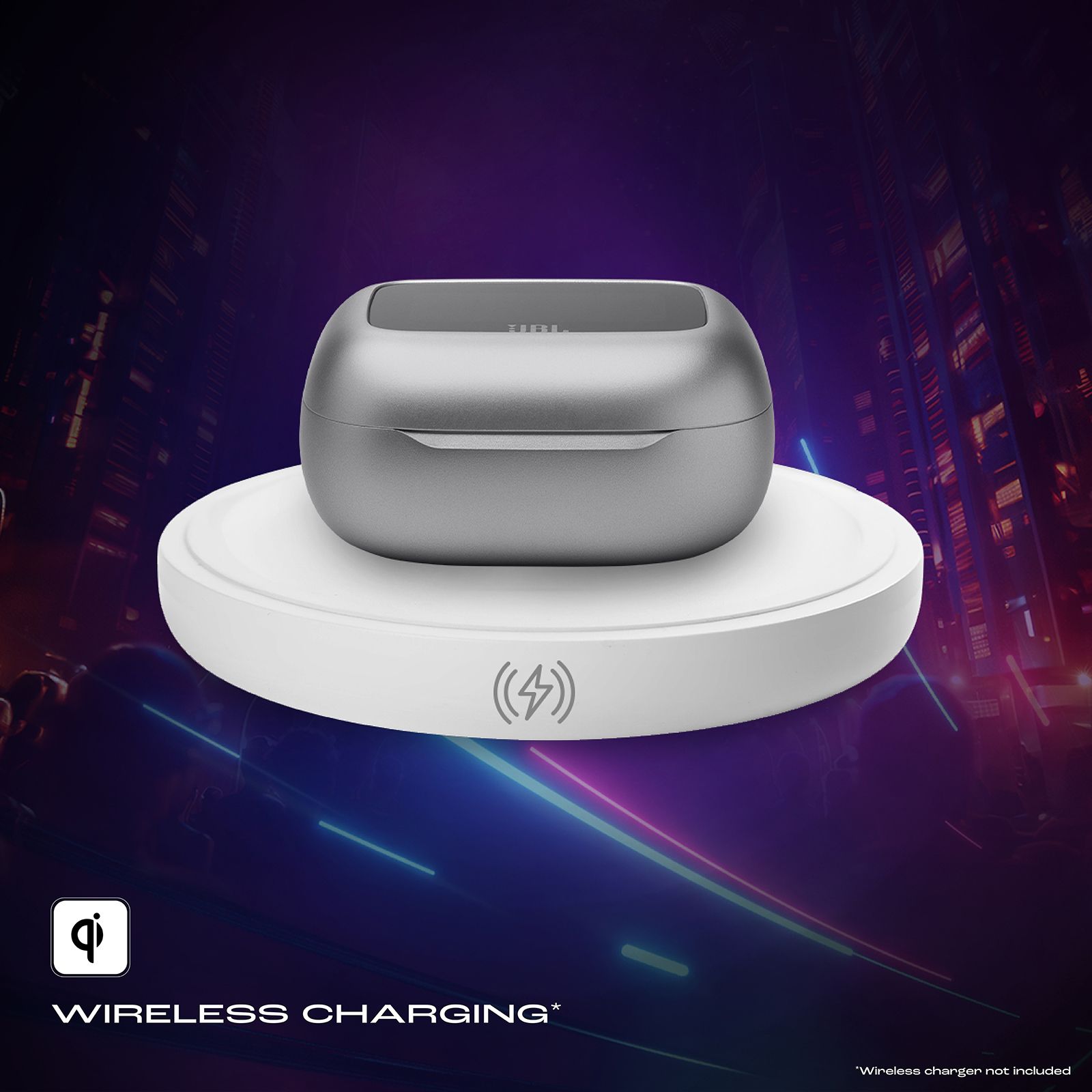 JBL Live Beam 3 TWS Earbuds with Adaptive Noise Cancellation (IP55 Waterproof & Dustproof, Touchscreen Display, Silver) JBL Live Beam 3 TWS Earbuds with Adaptive Noise Cancellation (IP55 Waterproof & Dustproof, Touchscreen Display, Silver)_16