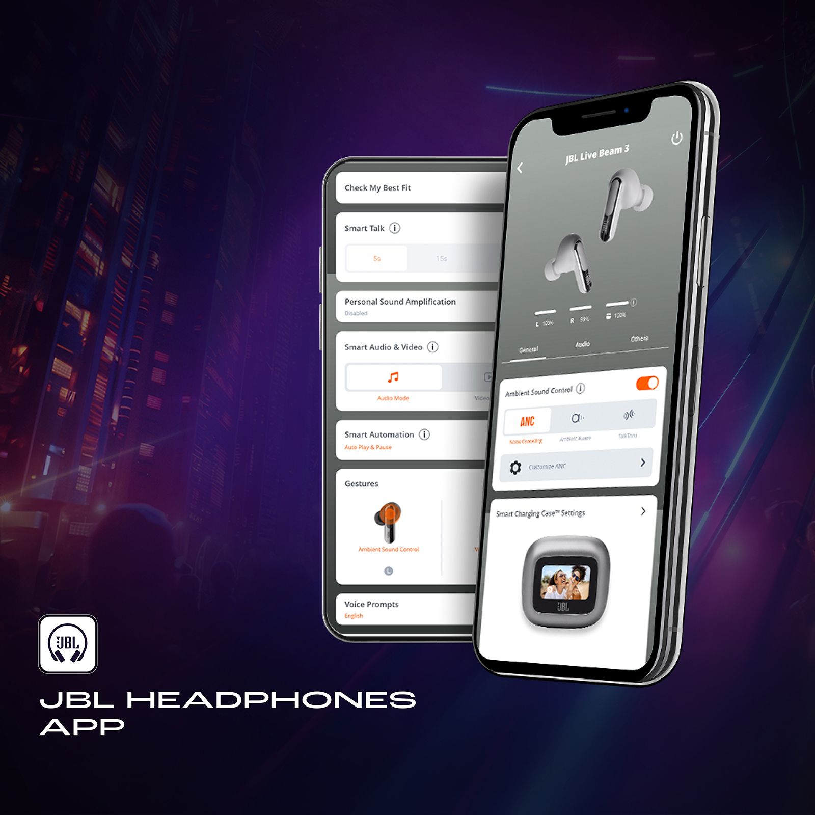 JBL Live Beam 3 TWS Earbuds with Adaptive Noise Cancellation (IP55 Waterproof & Dustproof, Touchscreen Display, Silver) JBL Live Beam 3 TWS Earbuds with Adaptive Noise Cancellation (IP55 Waterproof & Dustproof, Touchscreen Display, Silver)_17