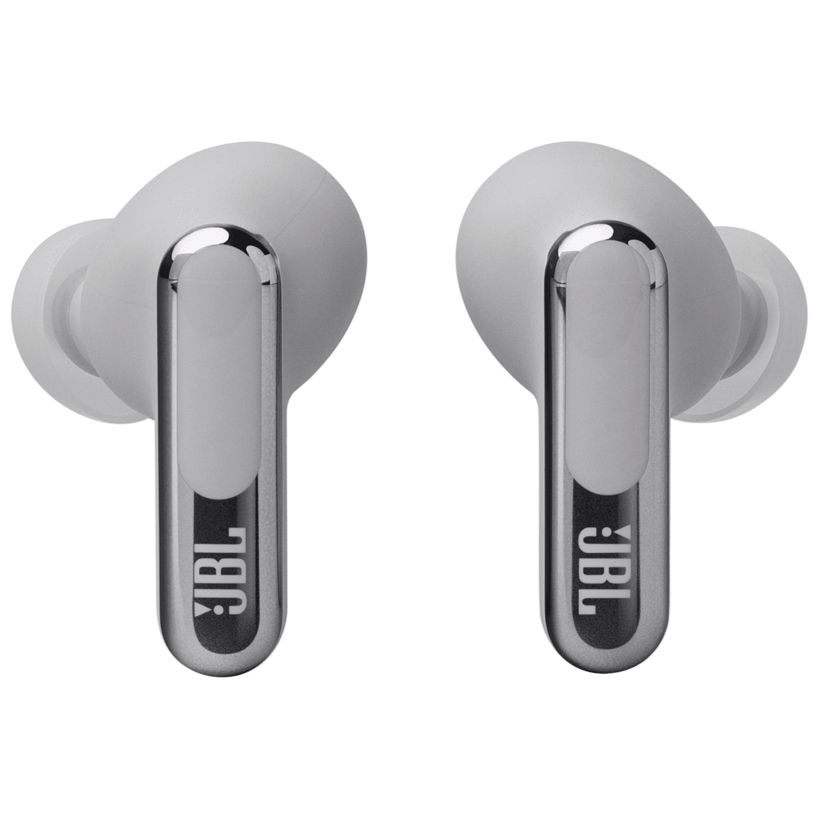 JBL Live Beam 3 TWS Earbuds with Adaptive Noise Cancellation (IP55 Waterproof & Dustproof, Touchscreen Display, Silver) JBL Live Beam 3 TWS Earbuds with Adaptive Noise Cancellation (IP55 Waterproof & Dustproof, Touchscreen Display, Silver)_4