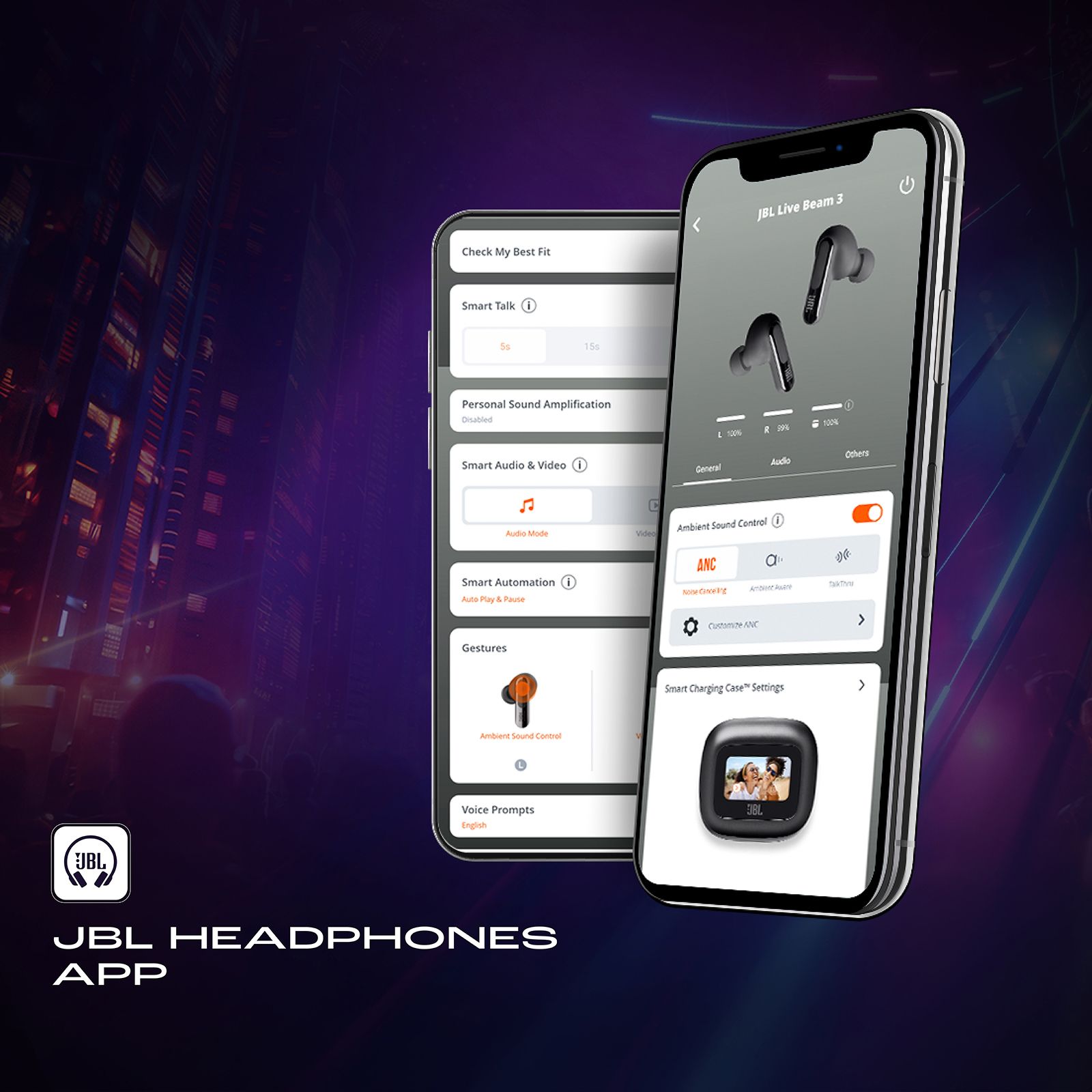 JBL Live Beam 3 TWS Earbuds with Adaptive Noise Cancellation (IP55 Waterproof & Dustproof, Touchscreen Display, Black) JBL Live Beam 3 TWS Earbuds with Adaptive Noise Cancellation (IP55 Waterproof & Dustproof, Touchscreen Display, Black)_9