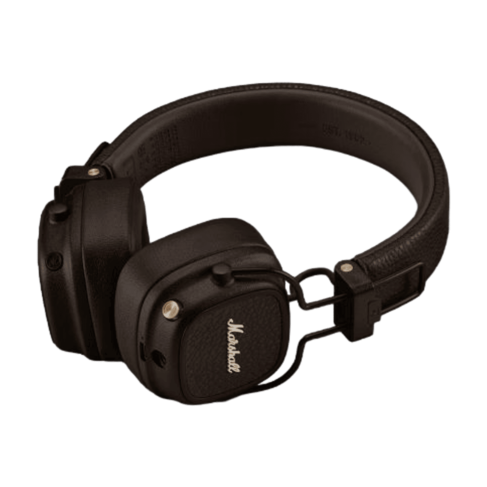 Marshall Major V Bluetooth Headphone with Mic (Upto 100 Hours Playback, On Ear, Brown)_4