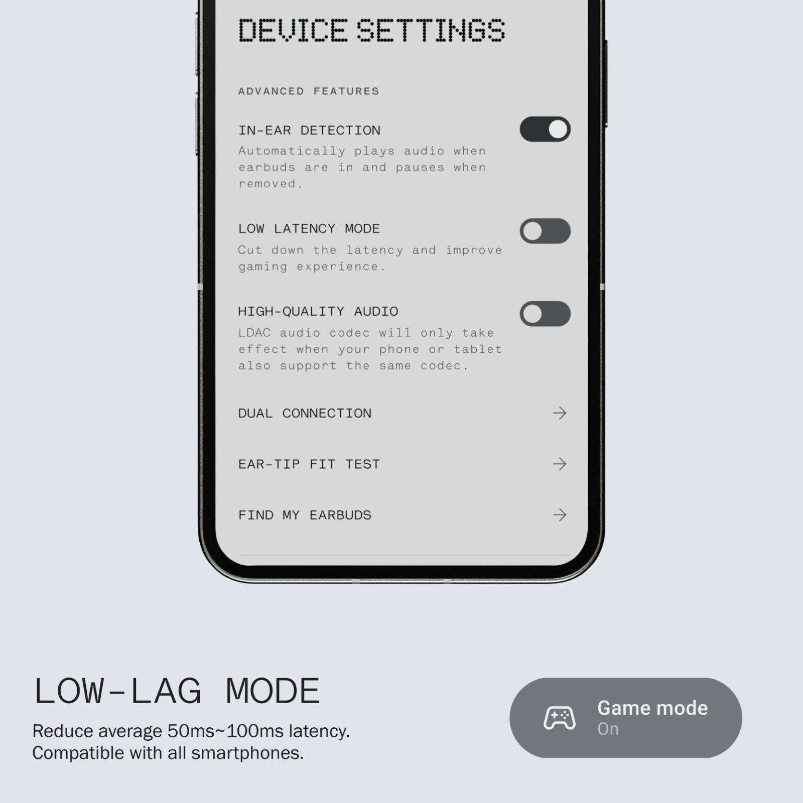 Nothing Buds Pro 2 TWS Earbuds with Active Noise Cancellation (IP55 Water & Dust Resistant, 43 Hours Playback, Light Grey)_10