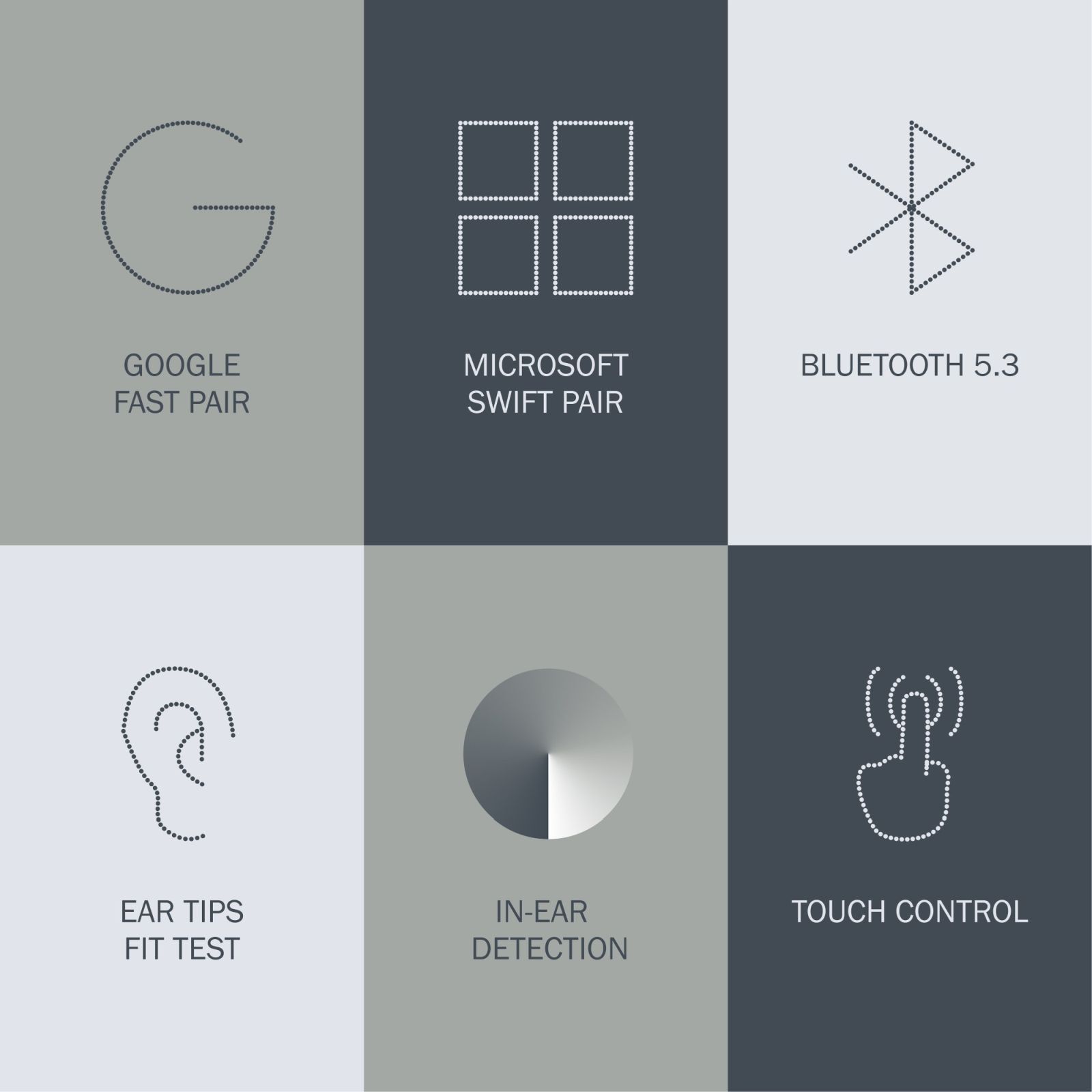 Nothing Buds Pro 2 TWS Earbuds with Active Noise Cancellation (IP55 Water & Dust Resistant, 43 Hours Playback, Light Grey)_7