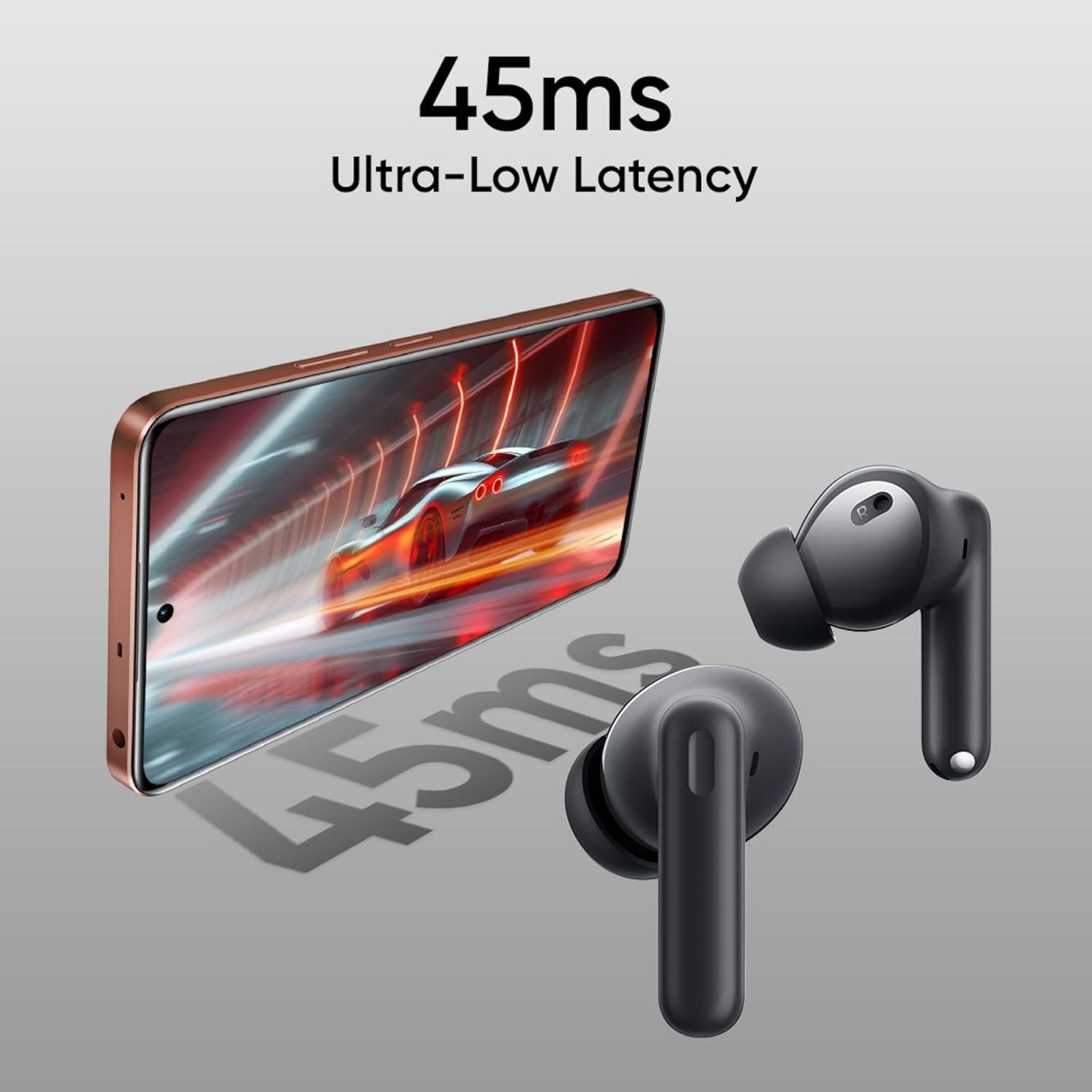 realme T310 TWS Earbuds with Hybrid Noise Cancellation (IP55 Water & Dust Resistance, 40 Hours Playback, Vibrant Black)_12