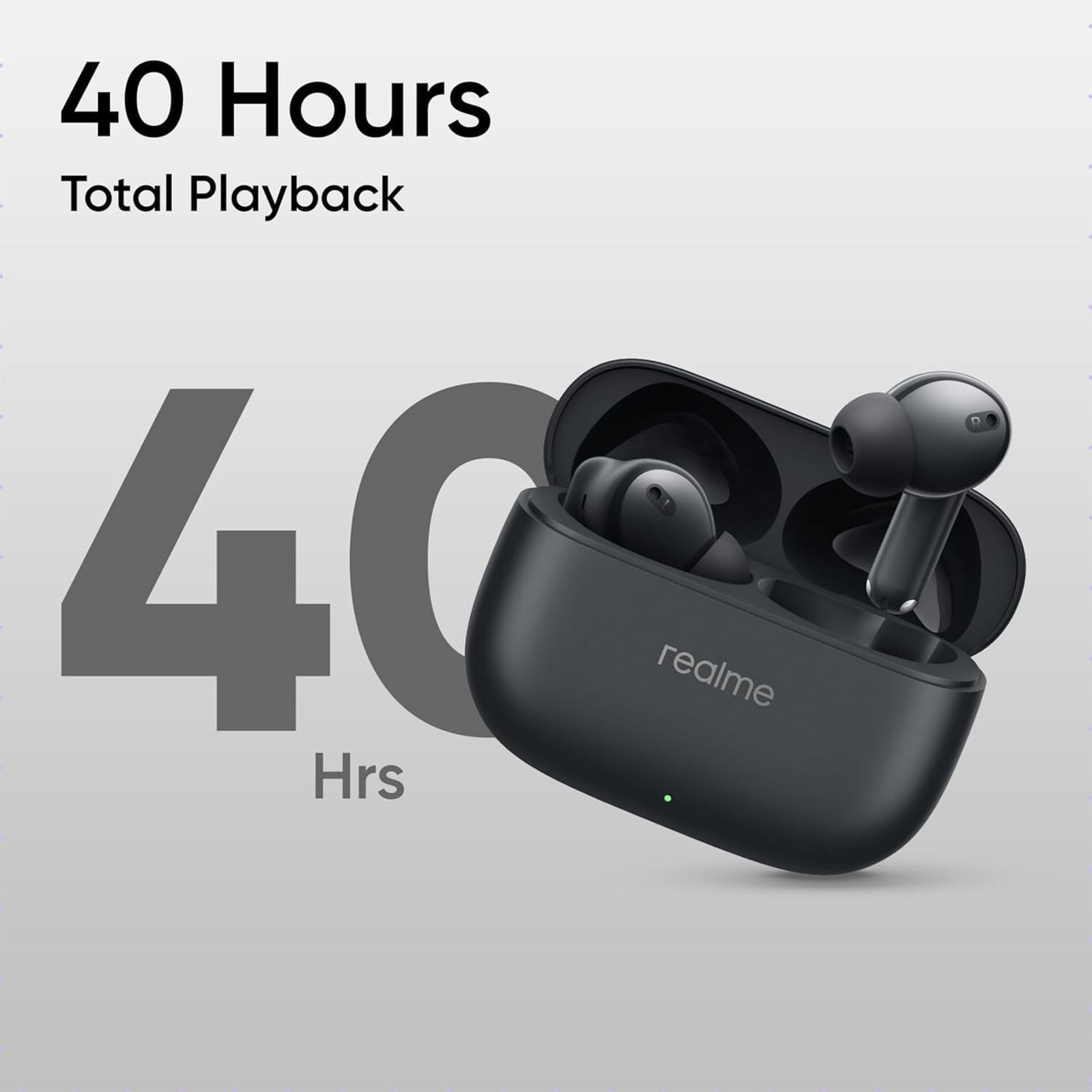 realme T310 TWS Earbuds with Hybrid Noise Cancellation (IP55 Water & Dust Resistance, 40 Hours Playback, Vibrant Black)_13