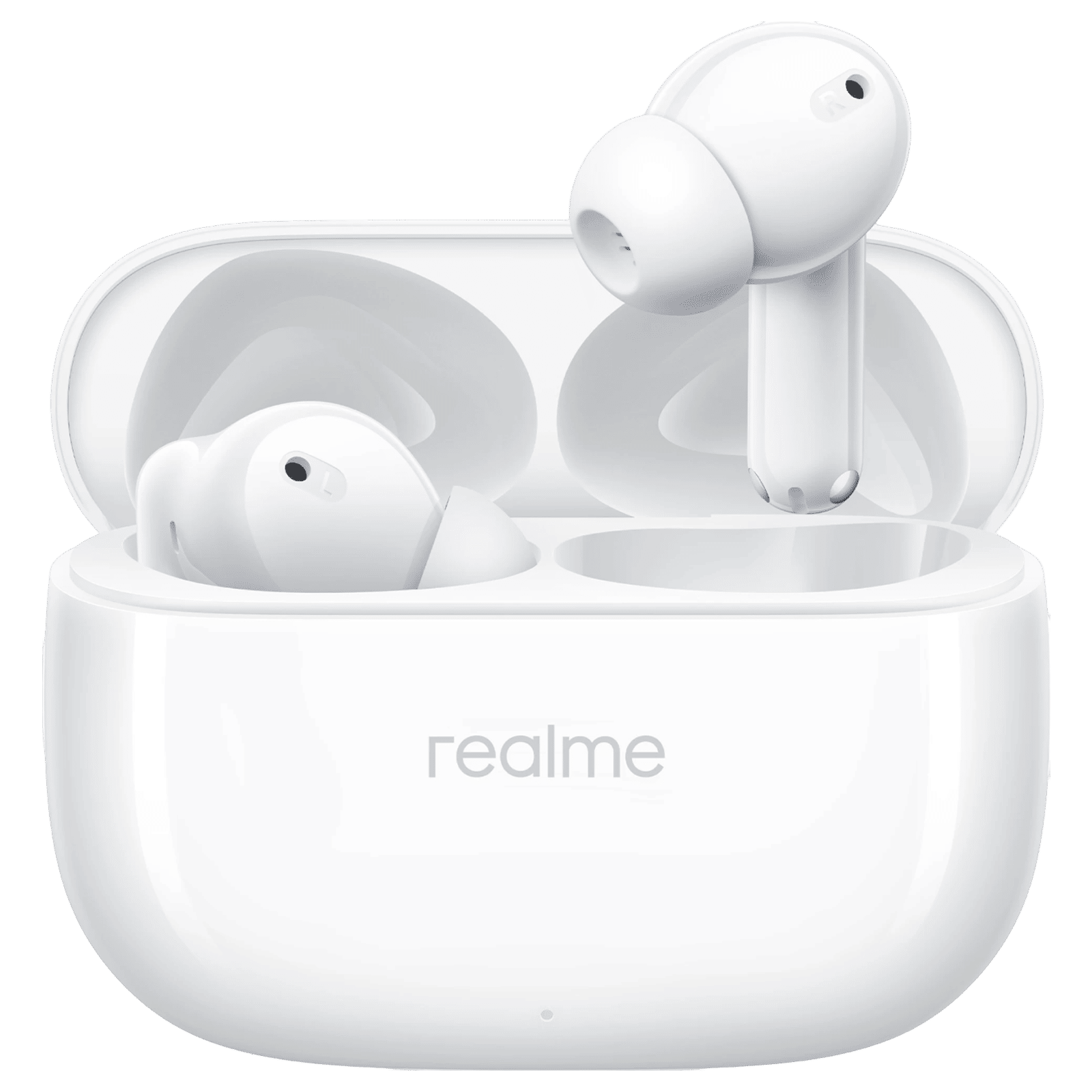 realme T310 TWS Earbuds with Hybrid Noise Cancellation (IP55 Water & Dust Resistance, 40 Hours Playback, Agile White)_1