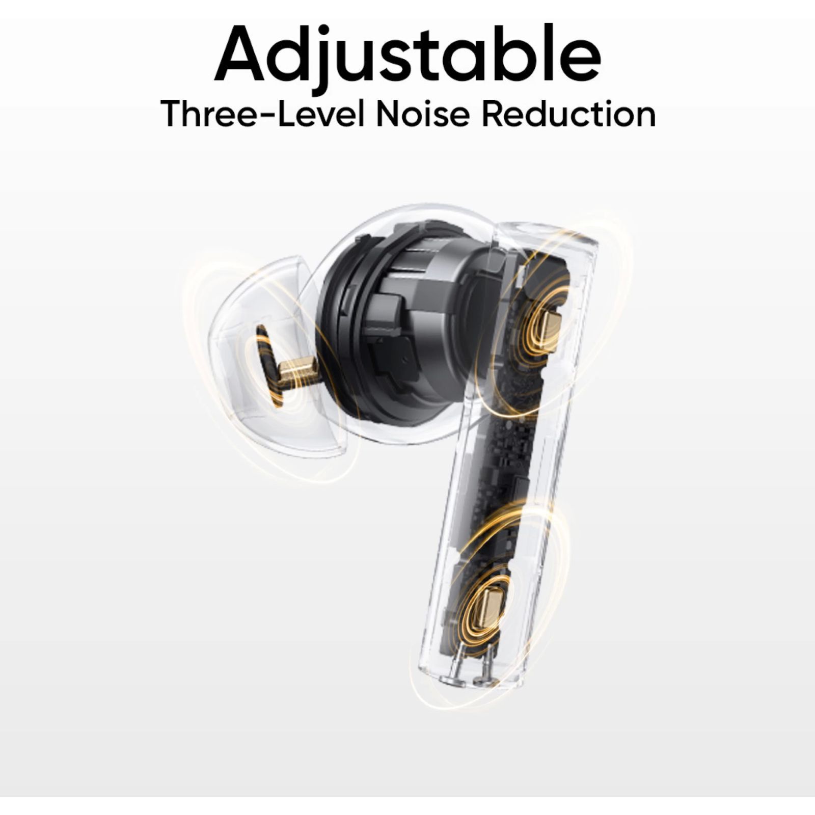 realme T310 TWS Earbuds with Hybrid Noise Cancellation (IP55 Water & Dust Resistance, 40 Hours Playback, Agile White)_12