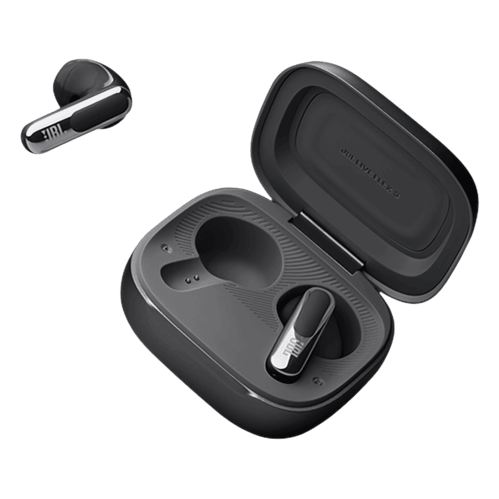JBL Live Flex 3 TWS Earbuds with Adaptive Noise Cancellation (IP54 Water Resistant, Touchscreen Display, Black) JBL Live Flex 3 TWS Earbuds with Adaptive Noise Cancellation (IP54 Water Resistant, Touchscreen Display, Black)_10