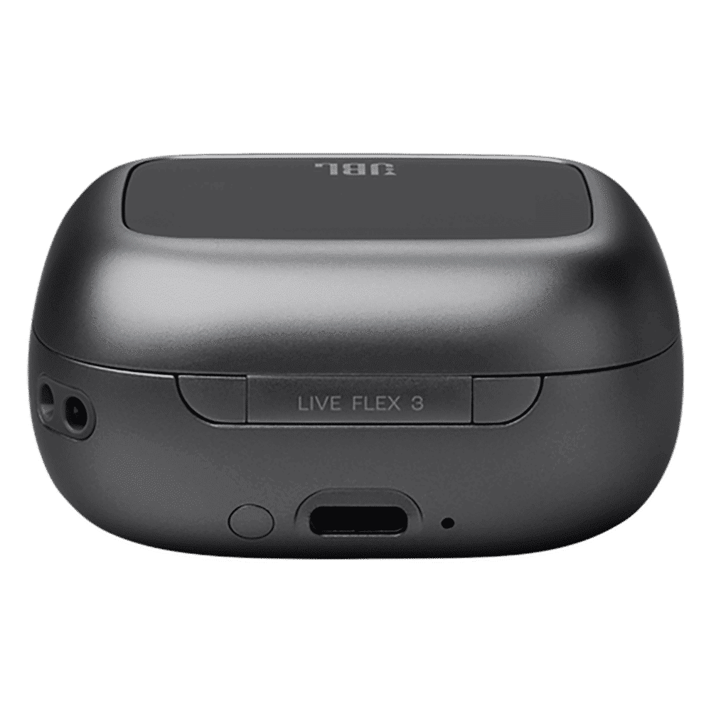 JBL Live Flex 3 TWS Earbuds with Adaptive Noise Cancellation (IP54 Water Resistant, Touchscreen Display, Black)_7