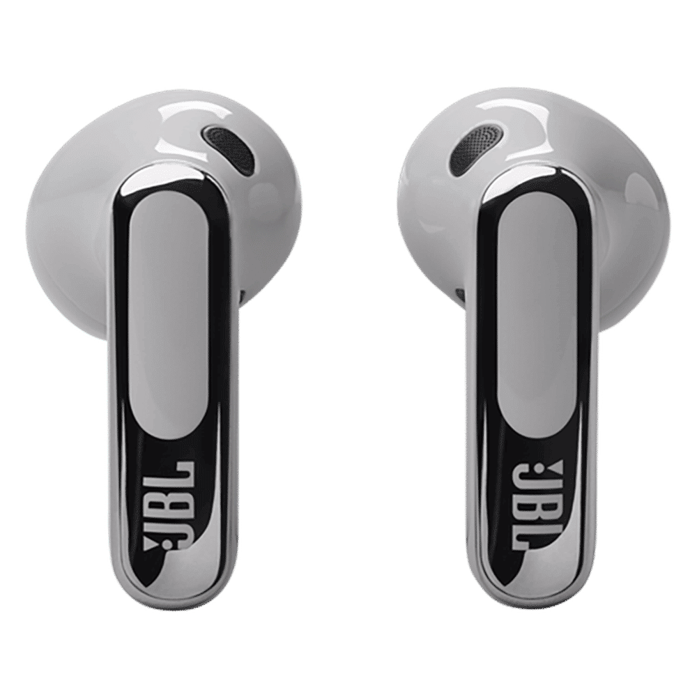 JBL Live Flex 3 TWS Earbuds with Adaptive Noise Cancellation (IP54 Water Resistant, Touchscreen Display, Silver) JBL Live Flex 3 TWS Earbuds with Adaptive Noise Cancellation (IP54 Water Resistant, Touchscreen Display, Silver)_4