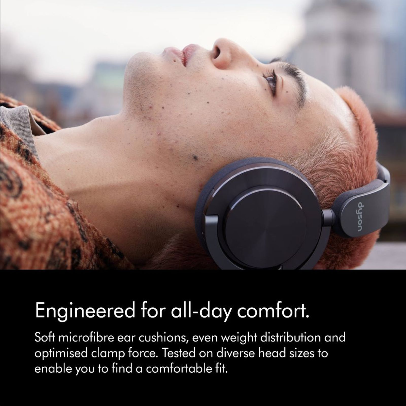 dyson OnTrac Bluetooth Headphone with Mic (Siri Voice Assistant, Over Ear, CNC Copper)_9