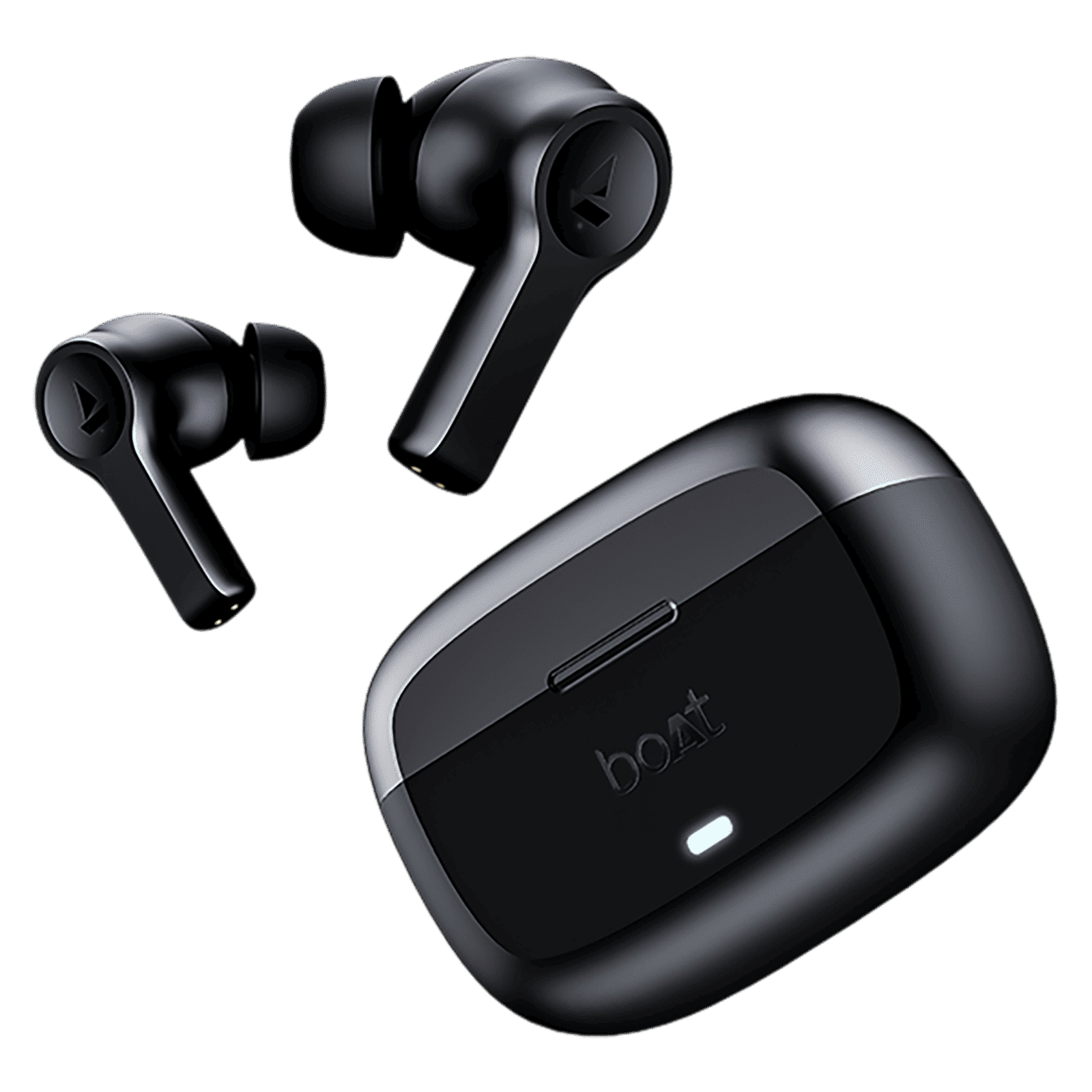 boAt Nirvana Lucid TWS Earbuds with Active Noise Cancellation (IPX5 Water Resistant, ASAP Charge, Gunmetal Black)_1