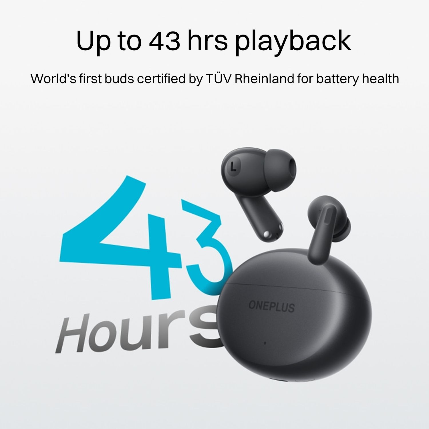 OnePlus Nord Buds 3 TWS Earbuds with Active Noise Cancellation (IP55 Water and Dust Resistant, 43 Hours Playback, Harmonic Gray)_10