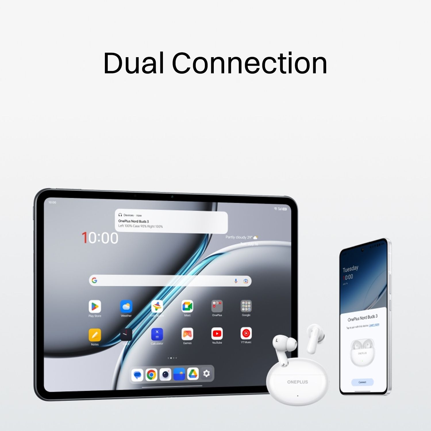 OnePlus Nord Buds 3 TWS Earbuds with Active Noise Cancellation (IP55 Water and Dust Resistant, 43 Hours Playback, Harmonic Gray)_11