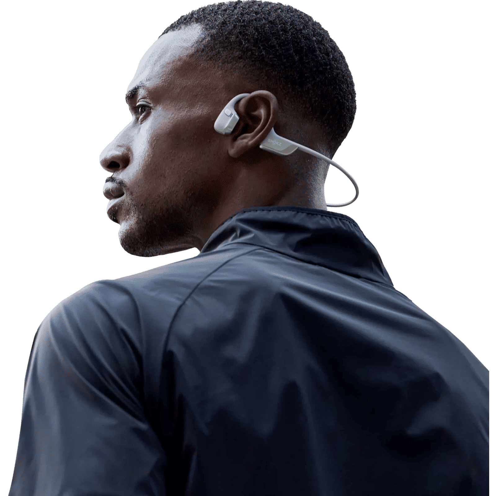 SHOKZ OpenRun Pro 2 Bone Conduction Bluetooth Headphone with Active Noise Cancellation (IP55 Water Resistant, Quick Charge, Silver)_5