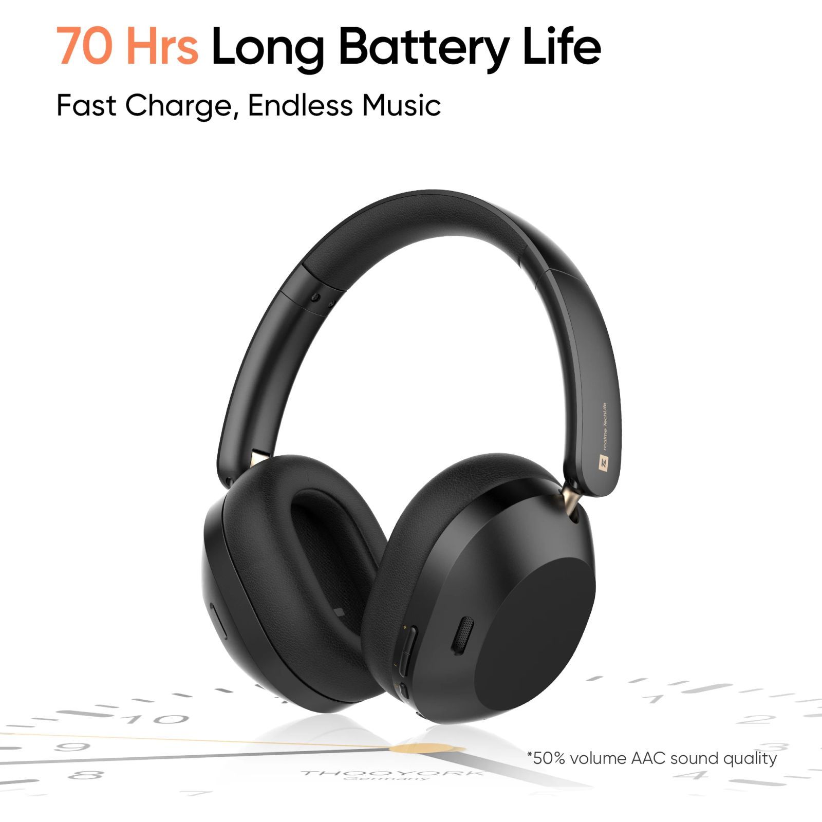 realme TechLife Studio H1 Bluetooth Headphone with Mic (Active Noise Cancellation, Google Fast Pair, Black) realme TechLife Studio H1 Bluetooth Headphone with Mic (Active Noise Cancellation, Google Fast Pair, Black)_7
