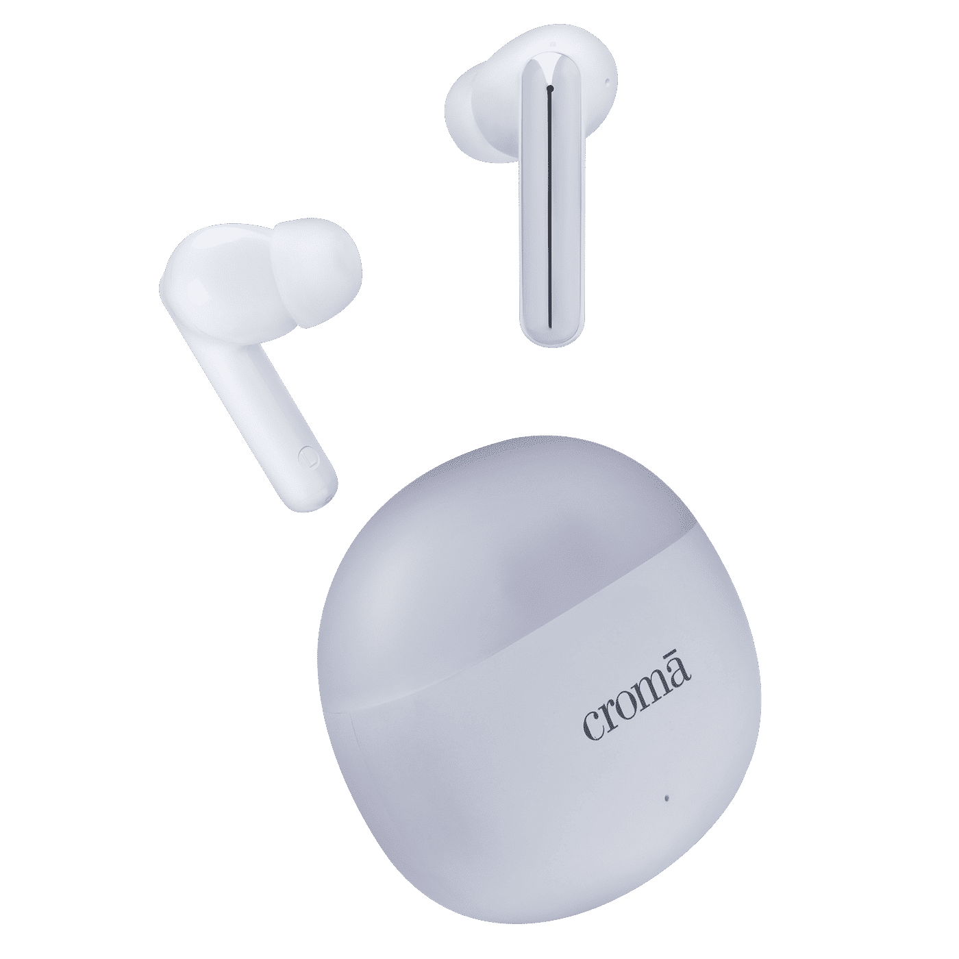 Croma TWS Earbuds with Environmental Noise Cancellation (IPX4 Water Resistant, Quad Mic, White)_11