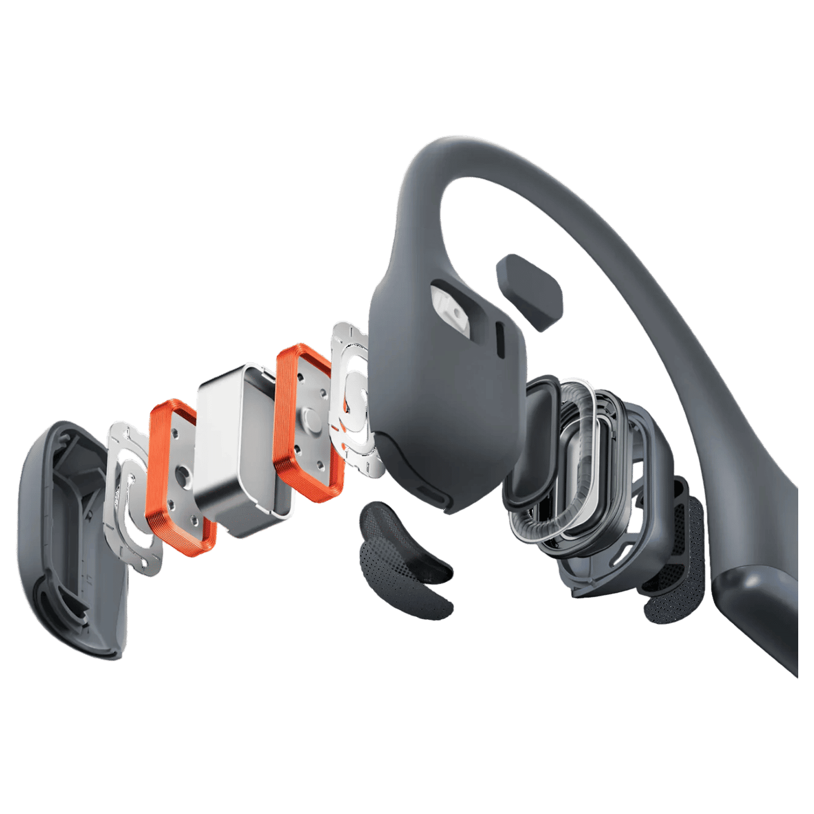 SHOKZ OpenRun Pro 2 Bone Conduction Bluetooth Headphone with Active Noise Cancellation (IP55 Water Resistant, Quick Charge, Black) SHOKZ OpenRun Pro 2 Bone Conduction Bluetooth Headphone with Active Noise Cancellation (IP55 Water Resistant, Quick Charge, Black)_5