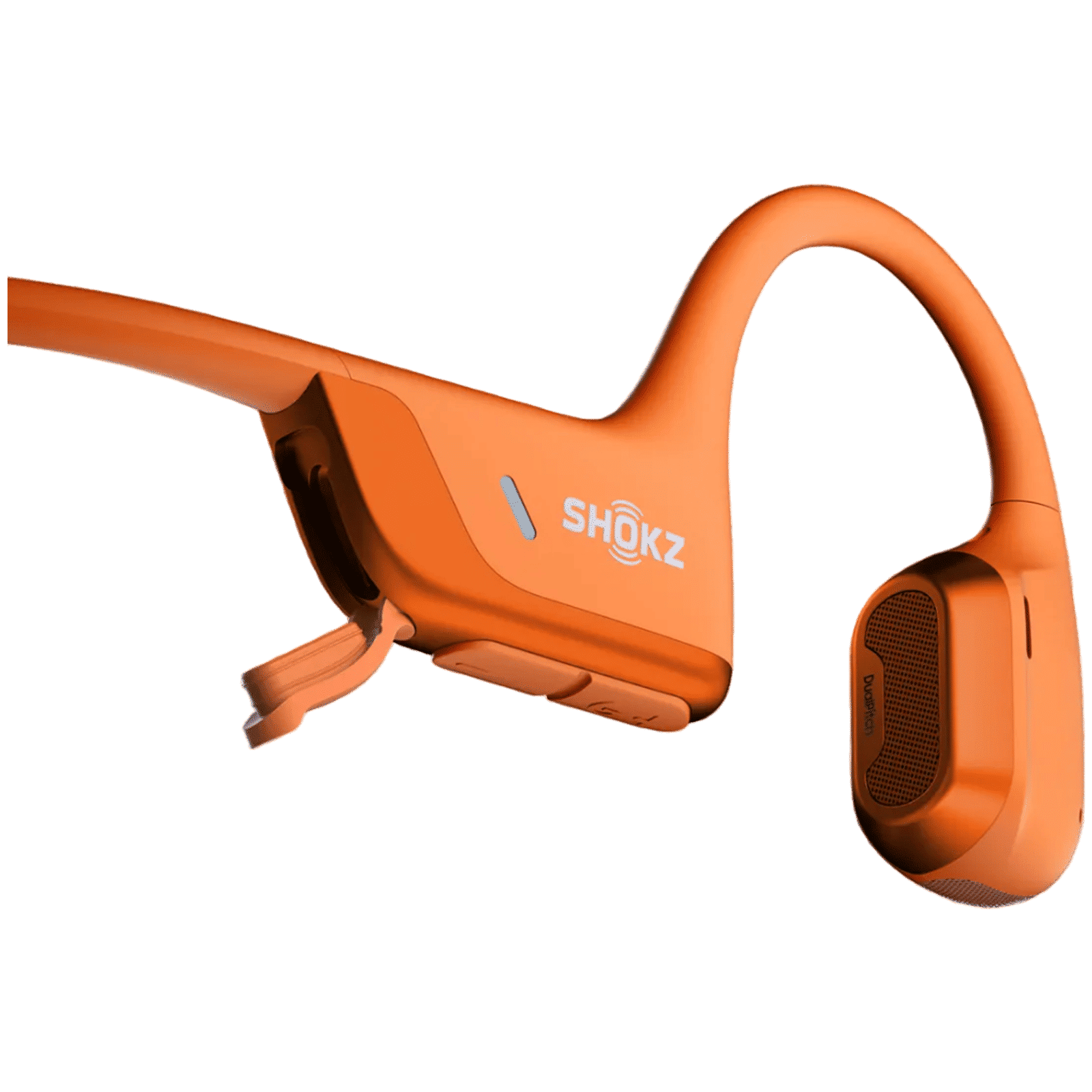 SHOKZ OpenRun Pro 2 Bone Conduction Bluetooth Headphone with Active Noise Cancellation (IP55 Water Resistant, Quick Charge, Orange) SHOKZ OpenRun Pro 2 Bone Conduction Bluetooth Headphone with Active Noise Cancellation (IP55 Water Resistant, Quick Charge, Orange)_4