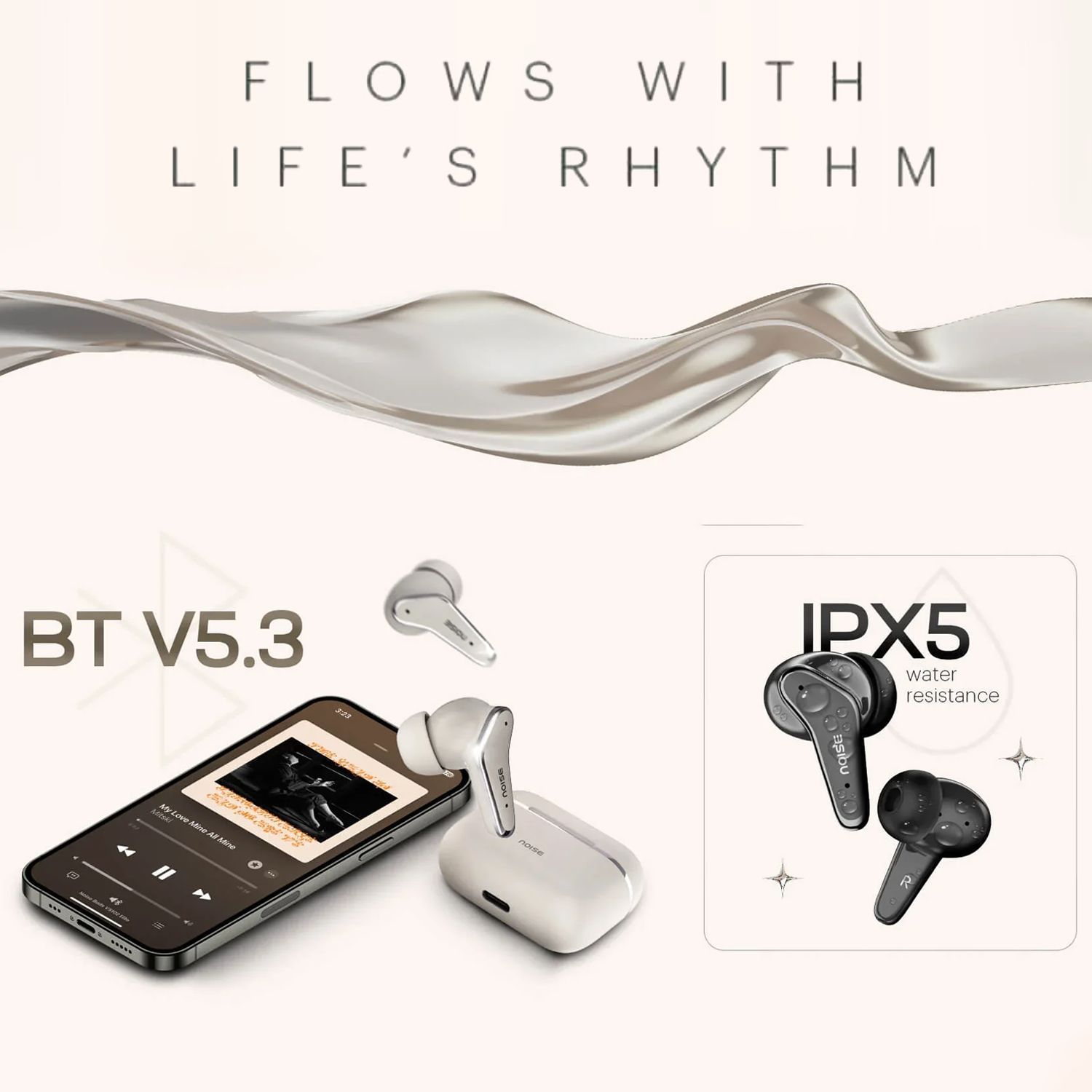 noise Buds VS102 Elite TWS Earbuds with Environmental Noise Cancellation (IPX5 Water Resistant, 11mm Driver, Carbon Black)_11