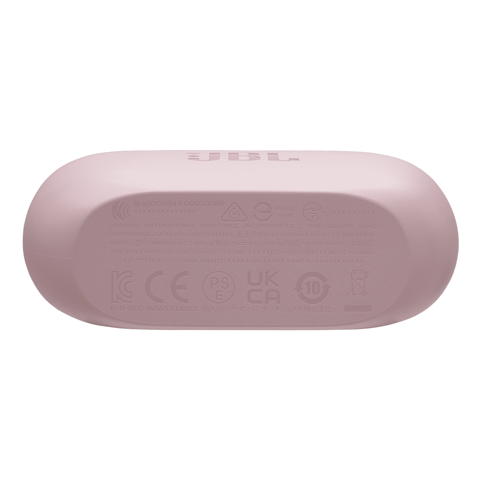 JBL Wave Buds 2 TWS Earbuds with Active Noise Cancellation (IP54 Water Resistant, 40 Hours Playtime, Pink)_7