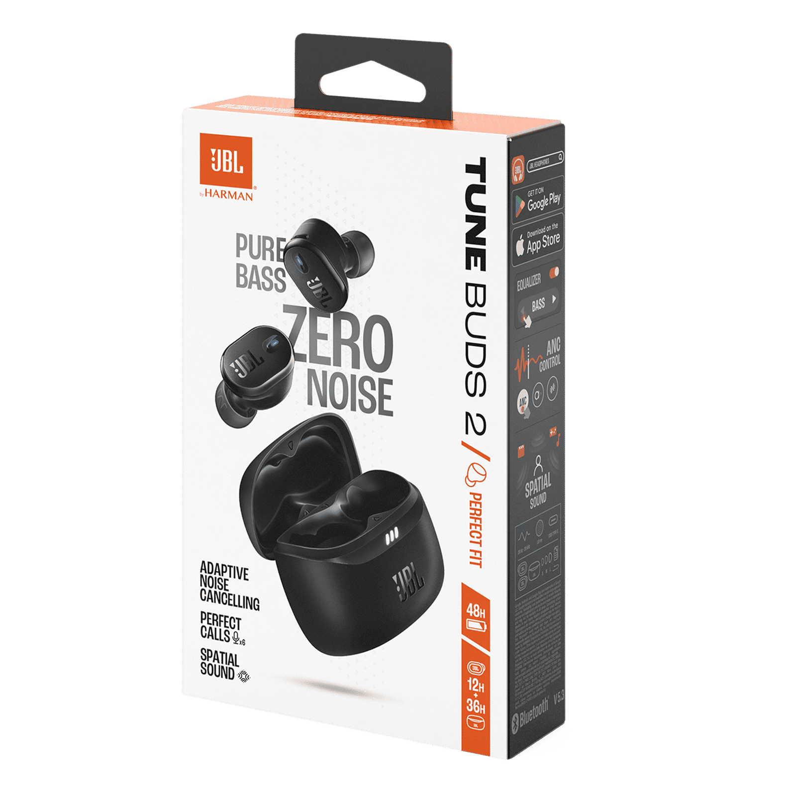 JBL Tune Buds 2 TWS Earbuds with Adaptive Noise Cancellation (IP54 Water Resistant, 48 Hours Playback, Black)_12
