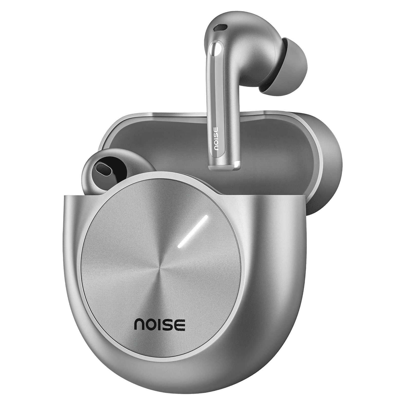 noise Master Buds AUD-HDPHN-MASTERBUDS TWS Earbuds with Adaptive Noise Cancellation (Water Resistant, Immersive Spatial Audio, Silver)_5