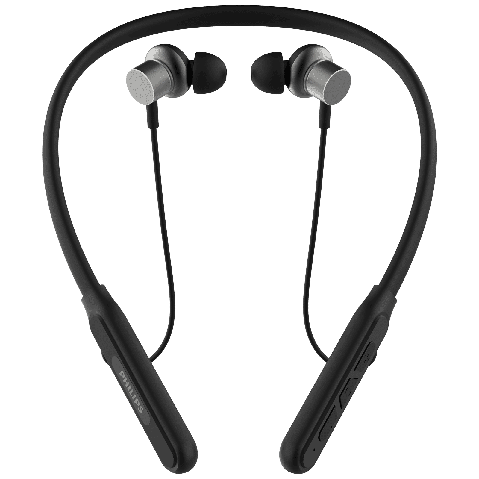 PHILIPS 1000 Series Neckband with Environmental Noise Cancellation (60 Hours Playtime, Deep Black)_5