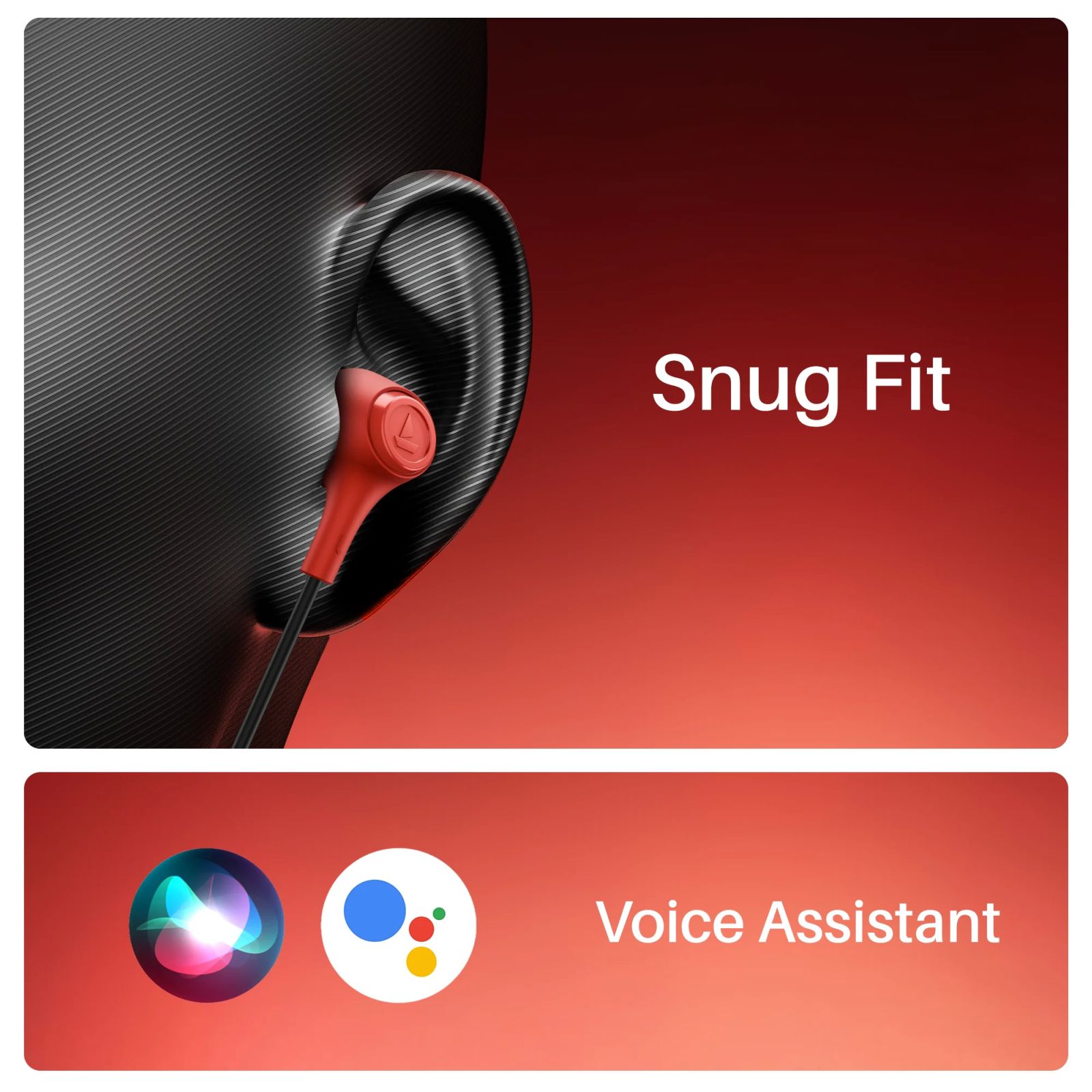 boAt Bassheads 95 Wired Earphone with Mic (3.5mm Connector, In Ear, Raging Red)_6