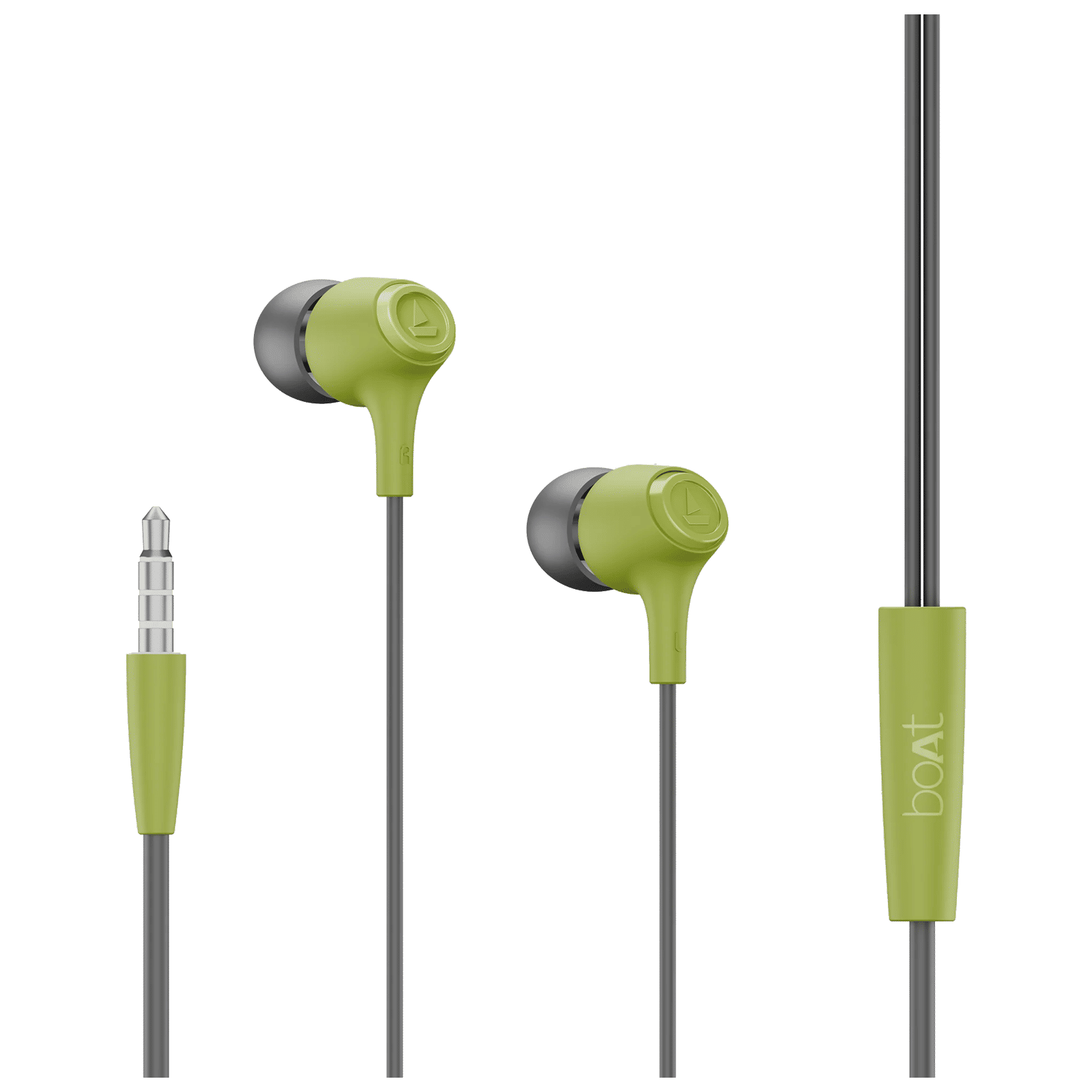 boAt Bassheads 95 Wired Earphone with Mic (3.5mm Connector, In Ear, Spirit Lime)_1