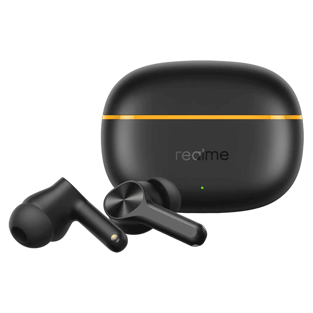 realme Buds T200 Lite TWS Earbuds with Environmental Noise Cancellation (IPX4 Water Resistant, Dual Device Connection, Volt Black)_4