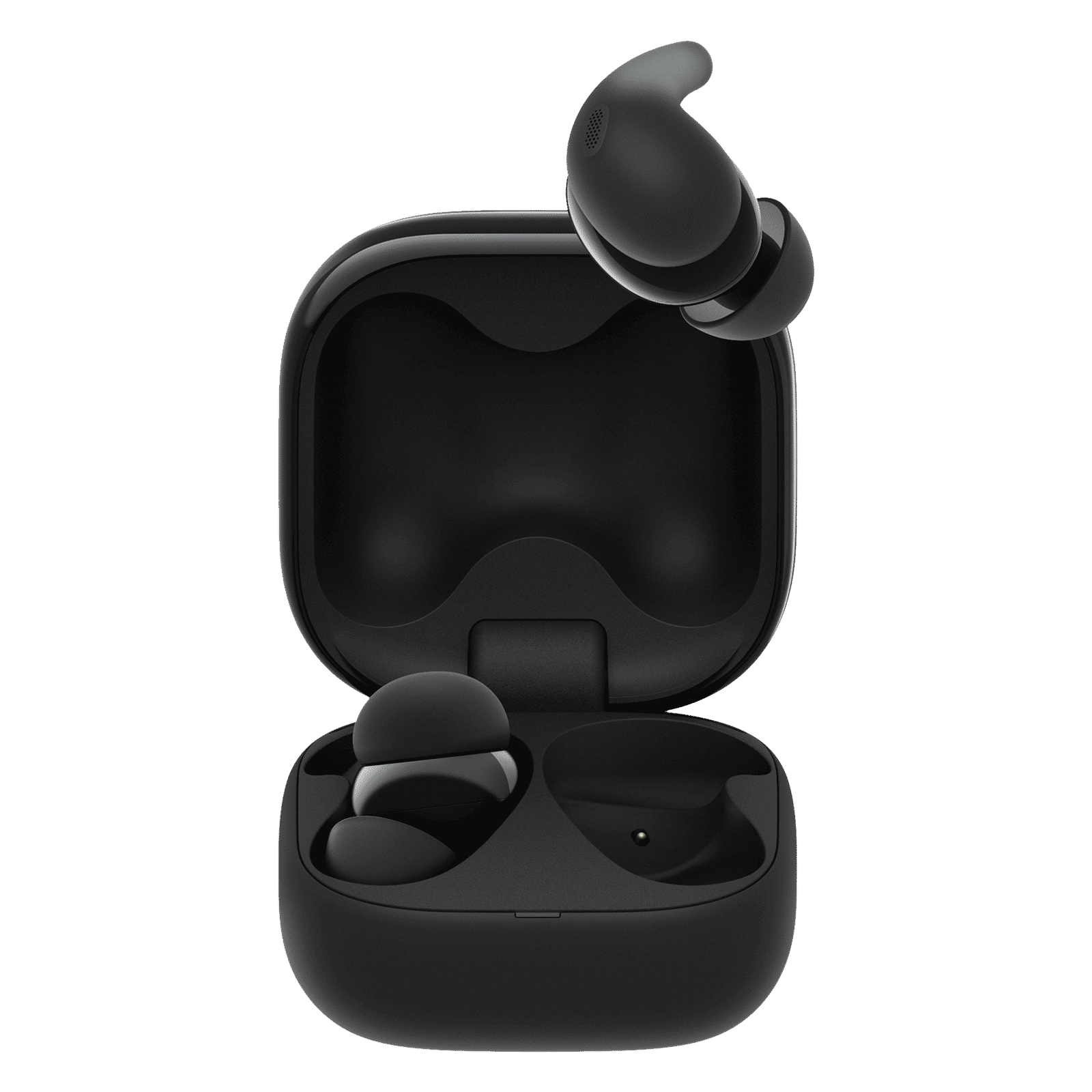 SONY LinkBuds Fit WF-LS910N TWS Earbuds with Active Noise Cancellation (IPX4 Water Resistant, Quick Charge, Black)_3