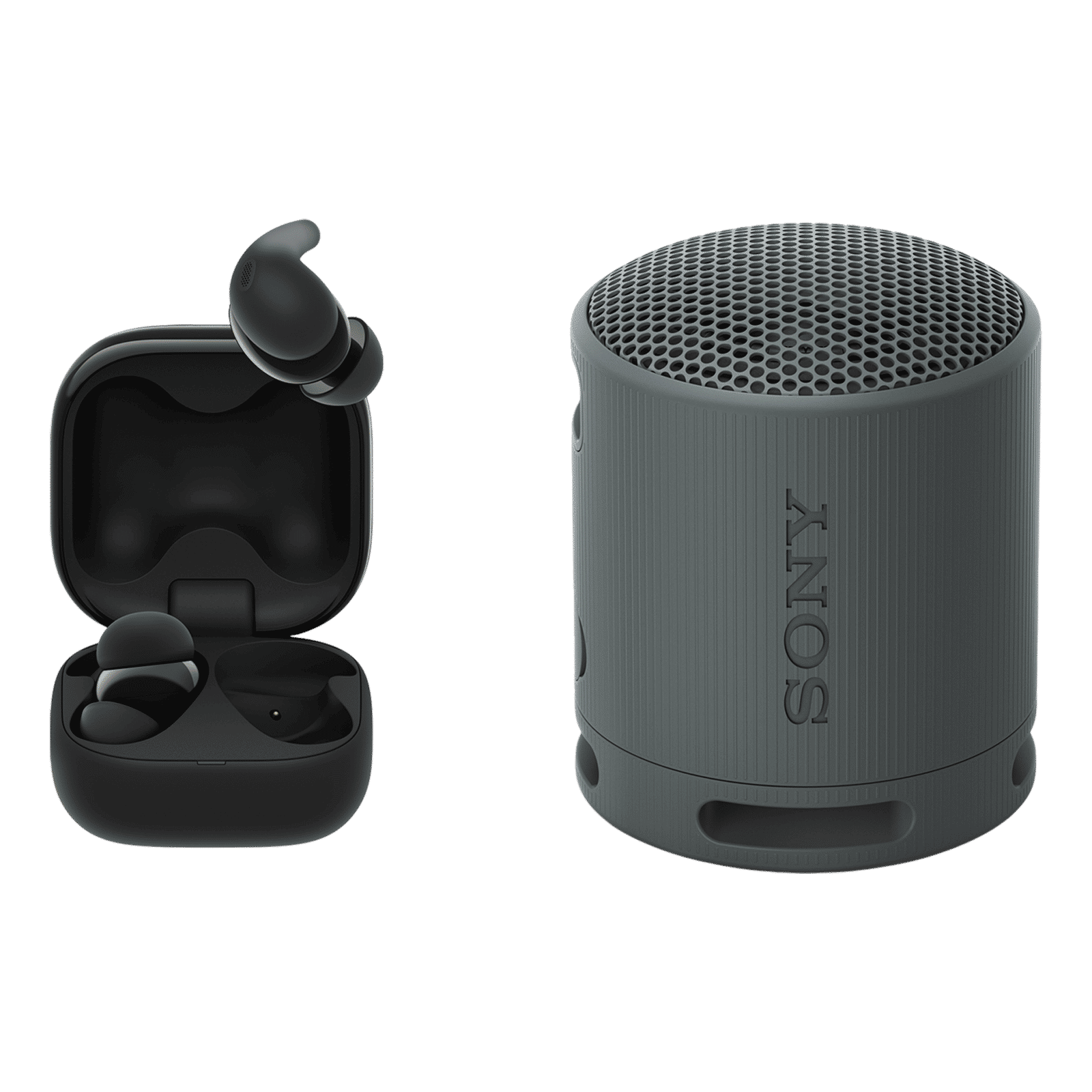 SONY LinkBuds Fit WF-LS910N TWS Earbuds with Active Noise Cancellation (IPX4 Water Resistant, Quick Charge, Black)_6