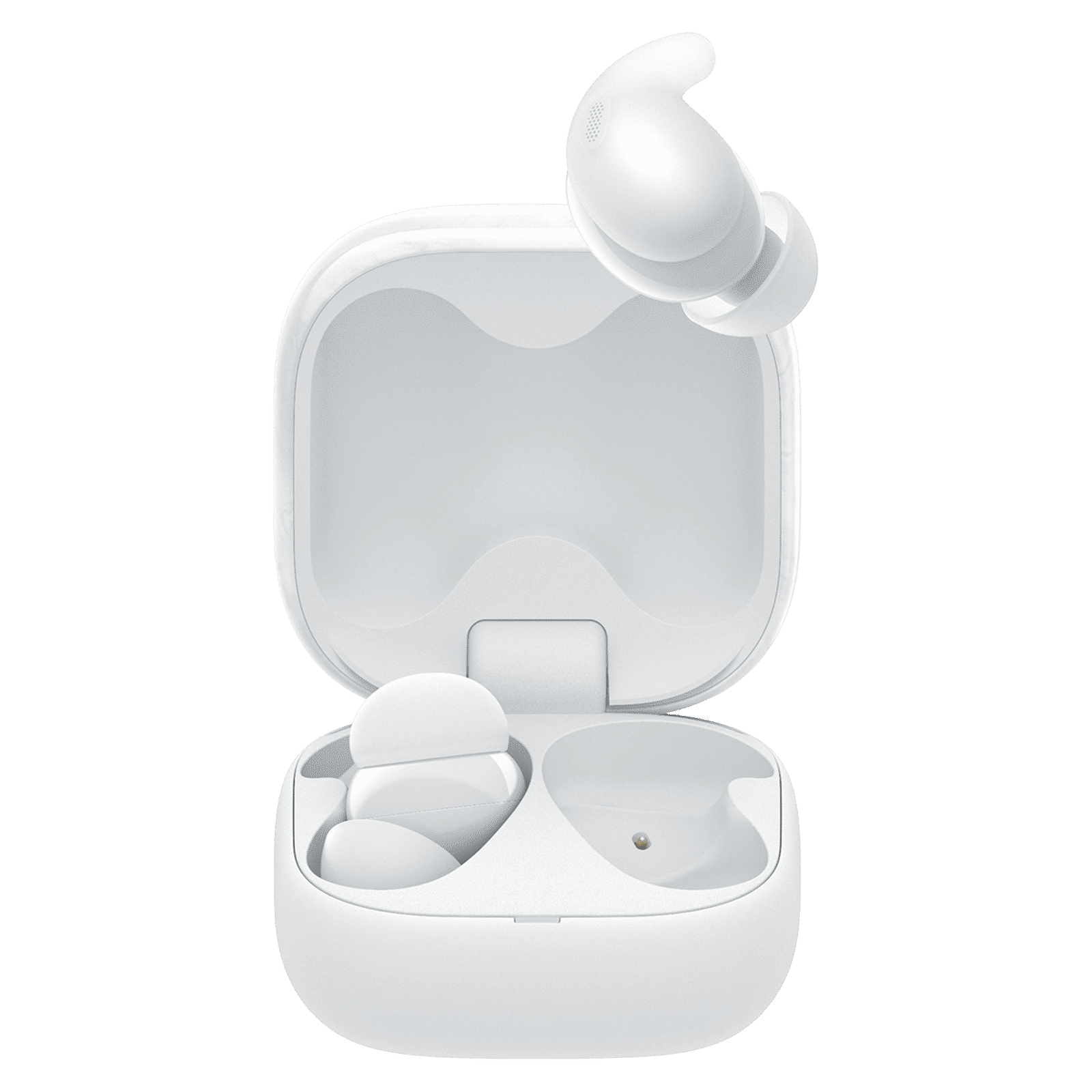 SONY LinkBuds Fit WF-LS910N TWS Earbuds with Active Noise Cancellation (IPX4 Water Resistant, Quick Charge, White)_1