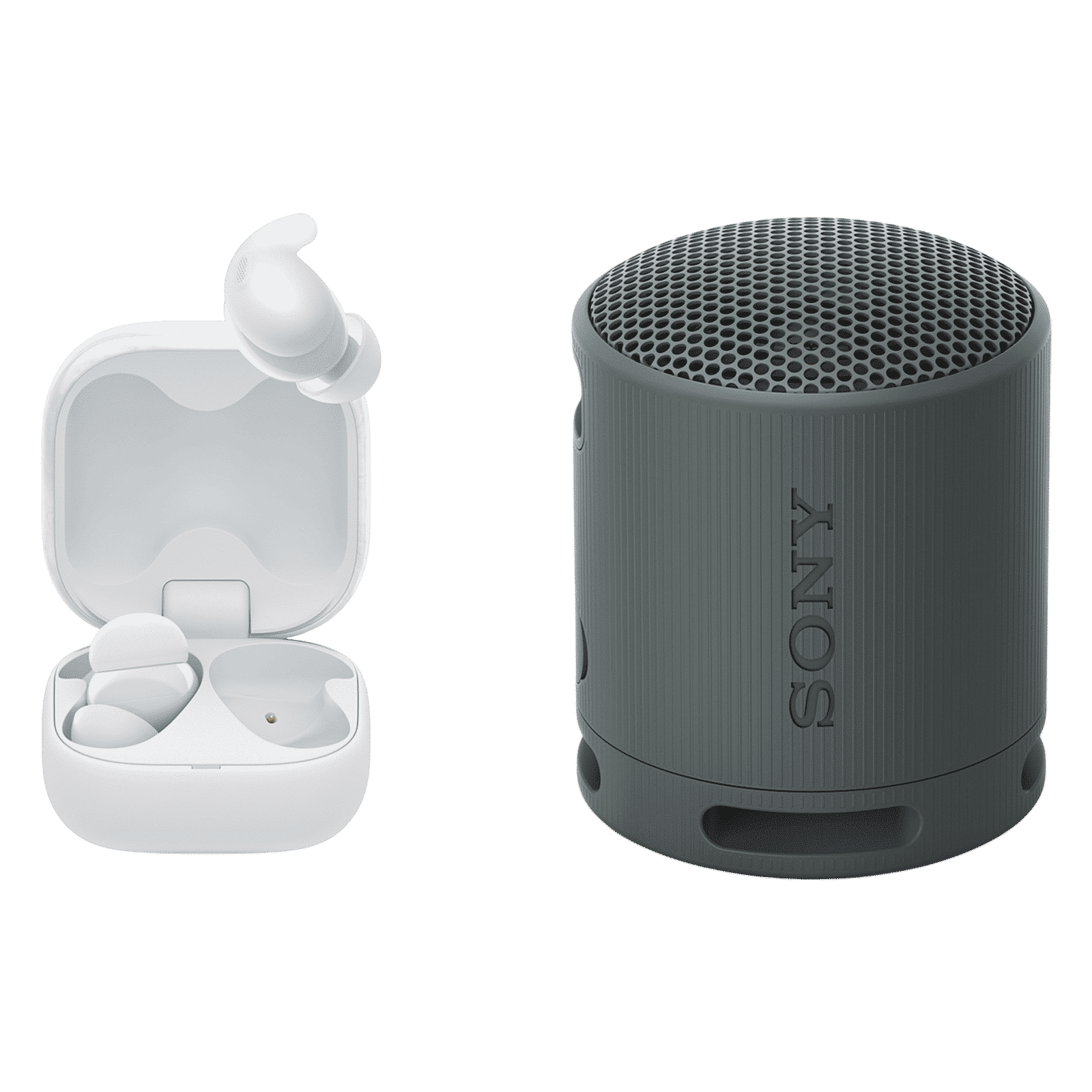 SONY LinkBuds Fit WF-LS910N TWS Earbuds with Active Noise Cancellation (IPX4 Water Resistant, Quick Charge, White)_6