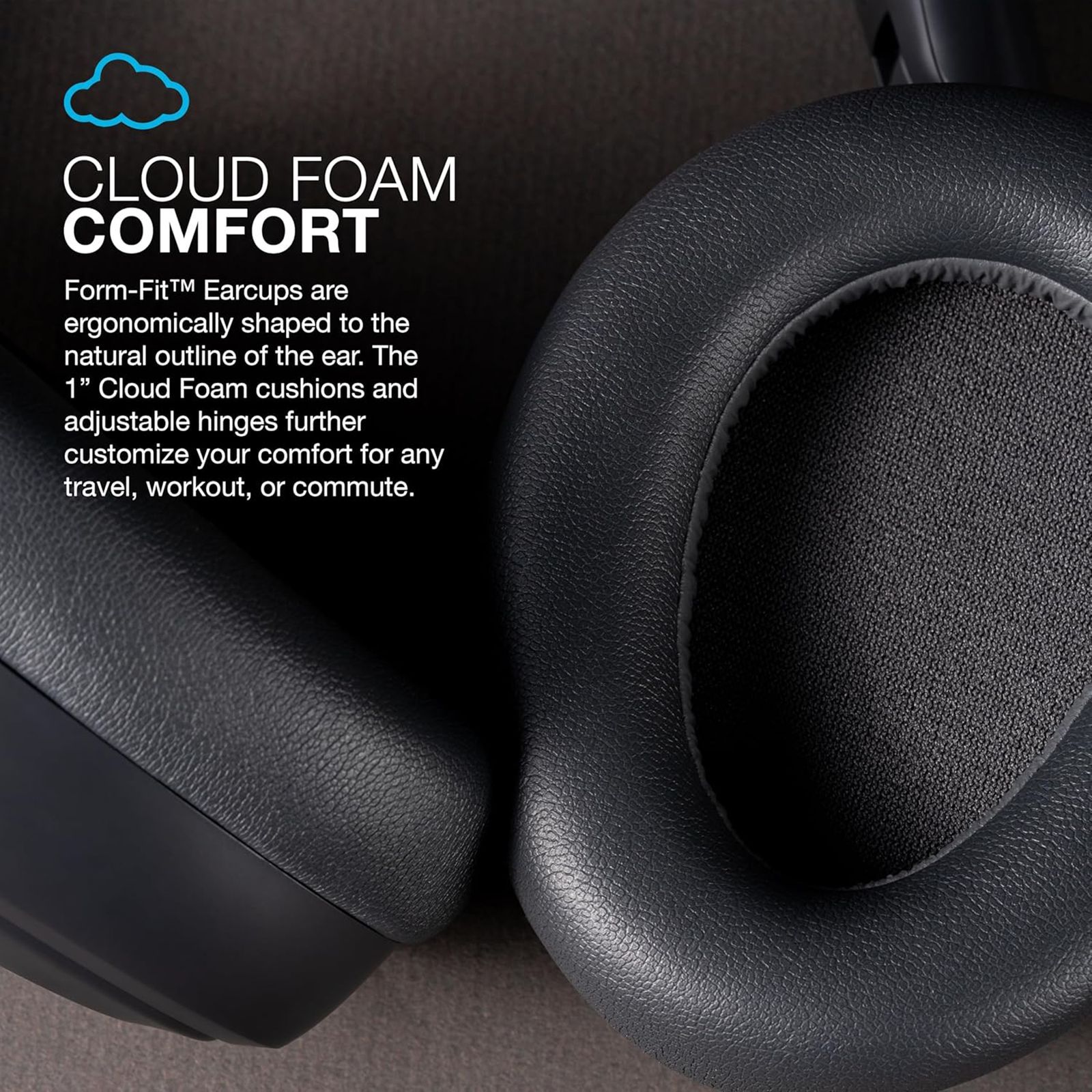 JLAB JBuds LUX HBJLUXANCRGPH62 Bluetooth Headphone with Mic (Hybrid Active Noise Cancellation, Over Ear, Graphite)_12