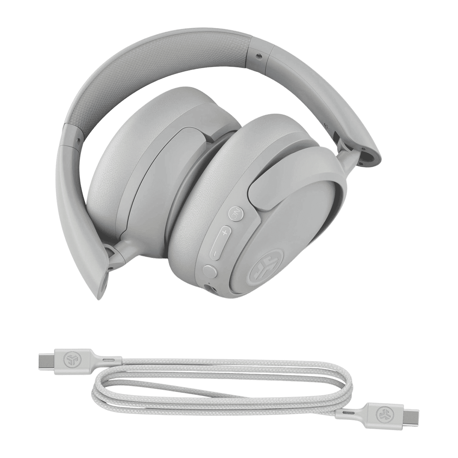 JLAB JBuds LUX HBJLUXANCRWHT62 Bluetooth Headphone with Mic (Hybrid Active Noise Cancellation, Over Ear, Cloud)_13