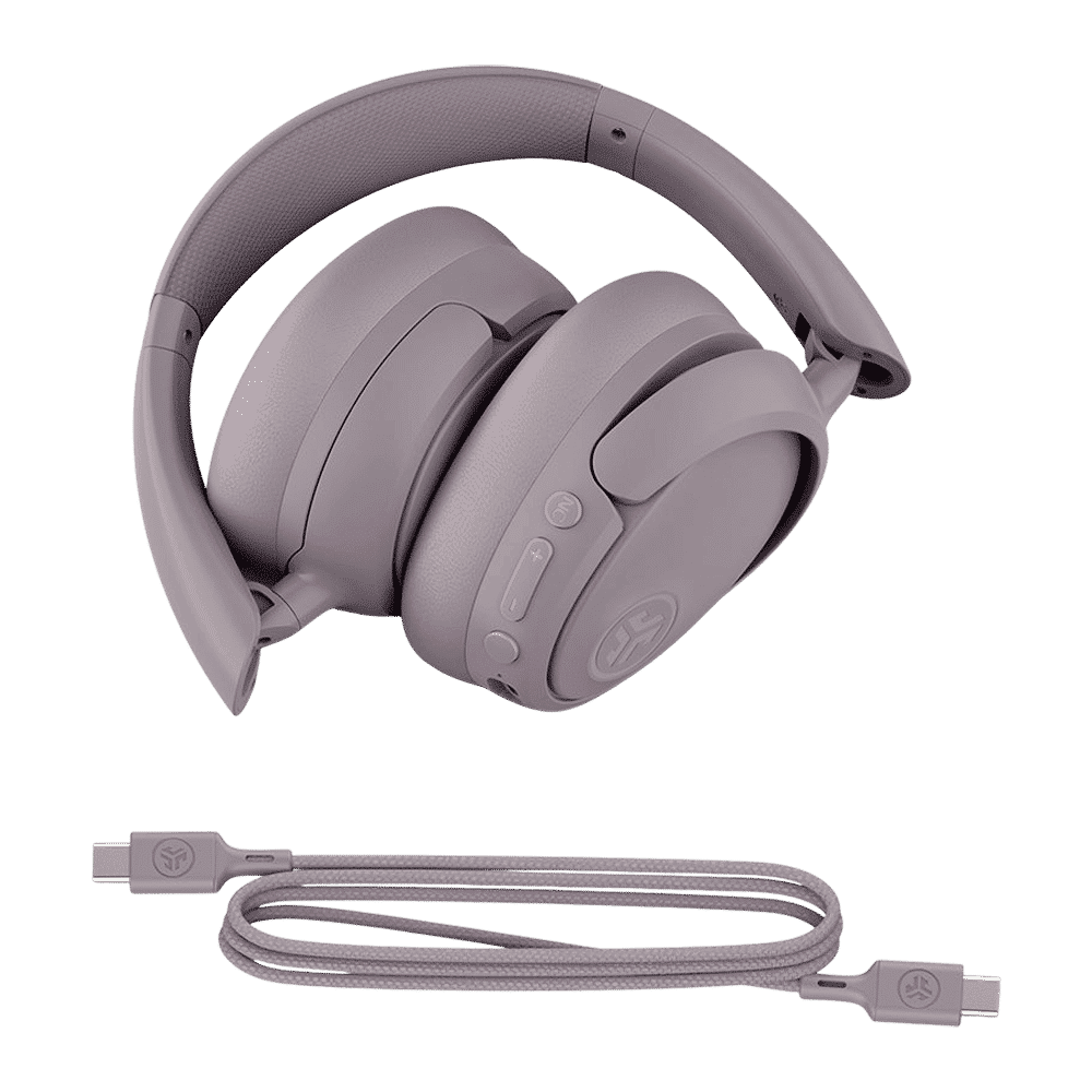 JLAB JBuds LUX HBJLUXANCRMVE62 Bluetooth Headphone with Mic (Hybrid Active Noise Cancellation, Over Ear, Mauve)_7